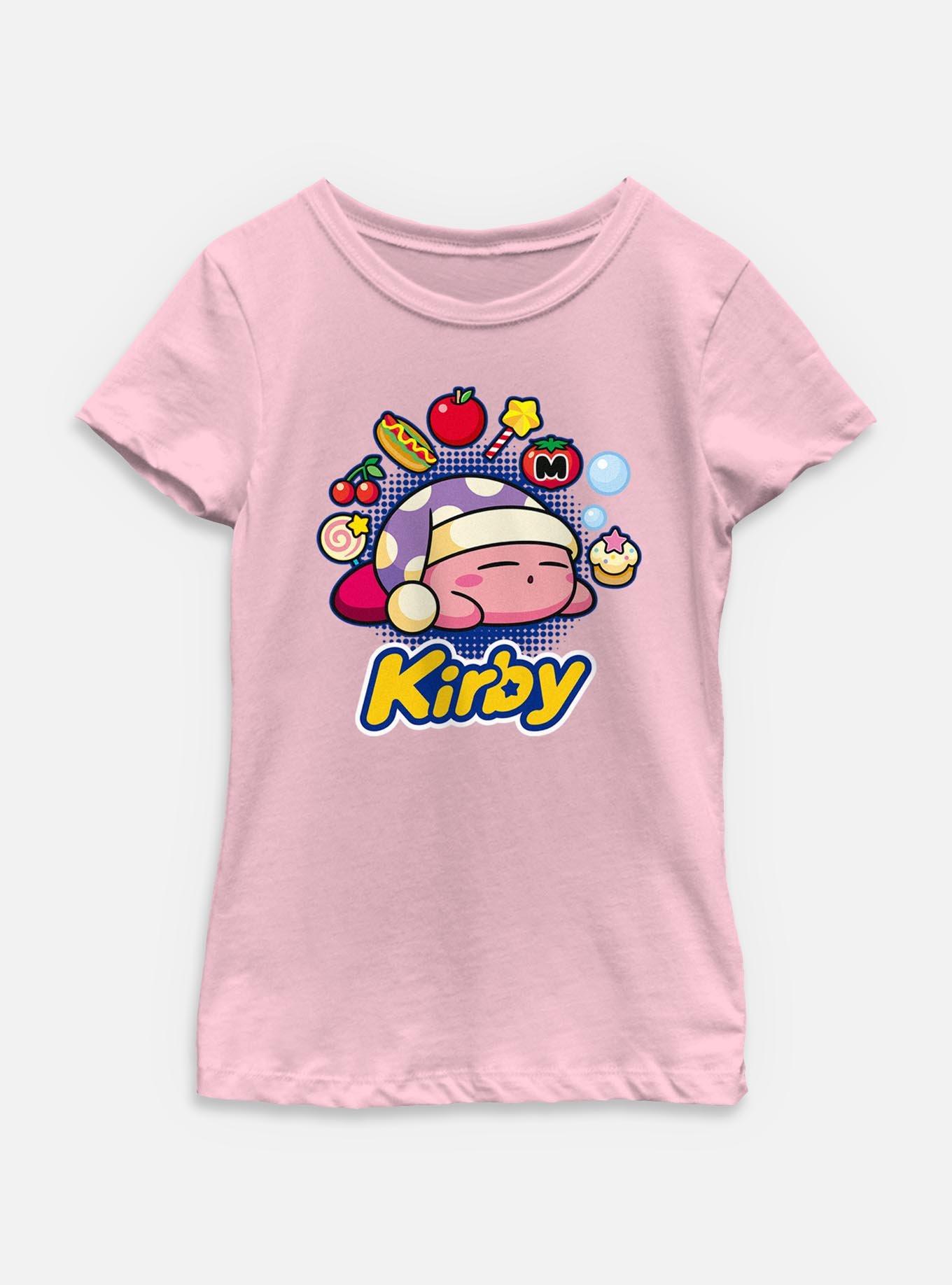 Nintendo Kirby Food Dreams Youth Girls T, , hi-res