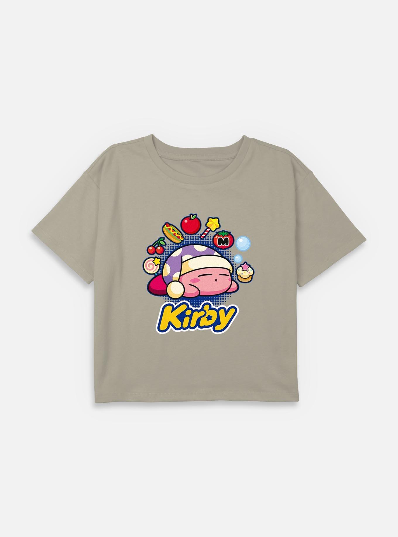 Nintendo Kirby Food Dreams Youth Girls Boxy T-Shirt, , hi-res