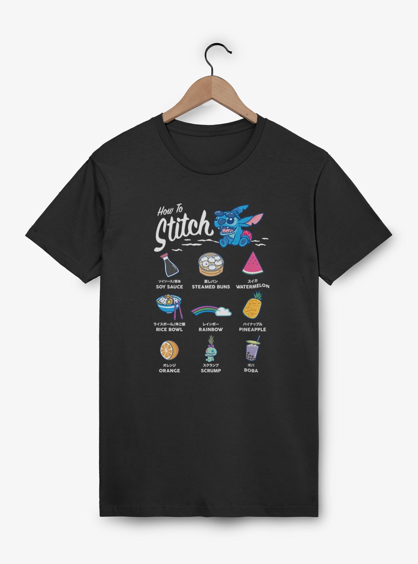 Disney Lilo & Stitch How To Stitch T-Shirt, BLACK, hi-res