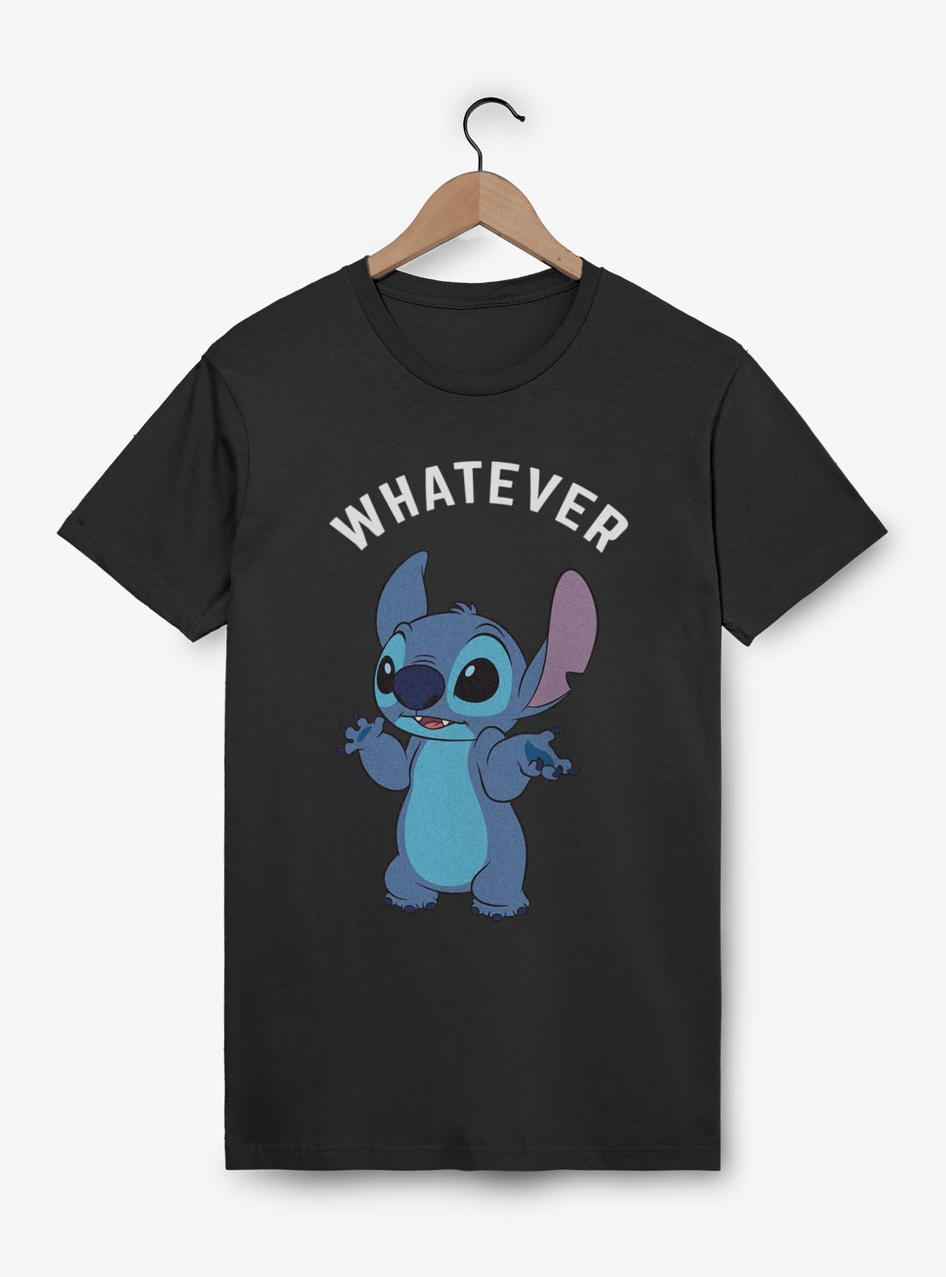Disney Lilo & Stitch Says Whatever T-Shirt, BLACK, hi-res