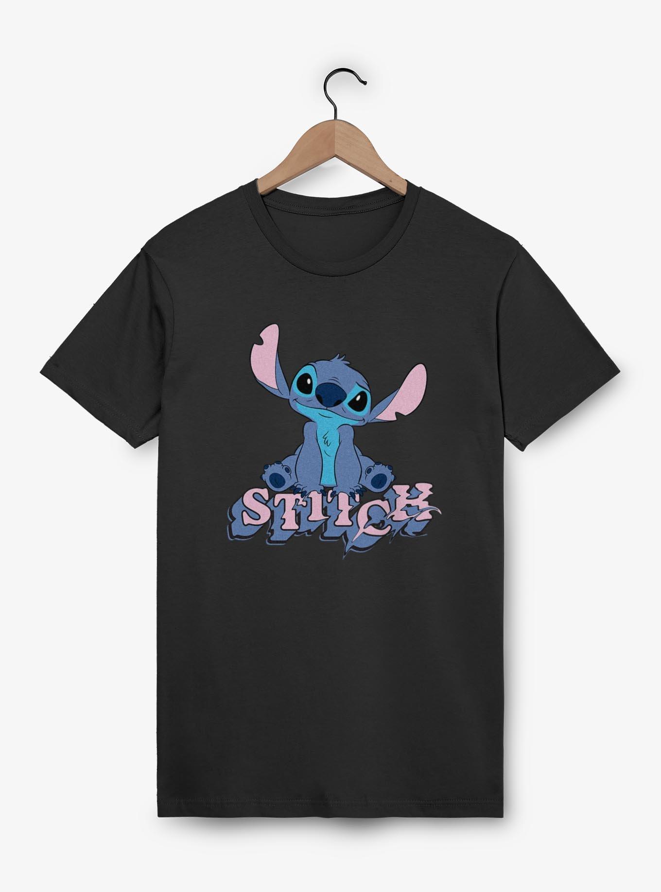 Disney Lilo & Stitch Glitch T-Shirt, BLACK, hi-res