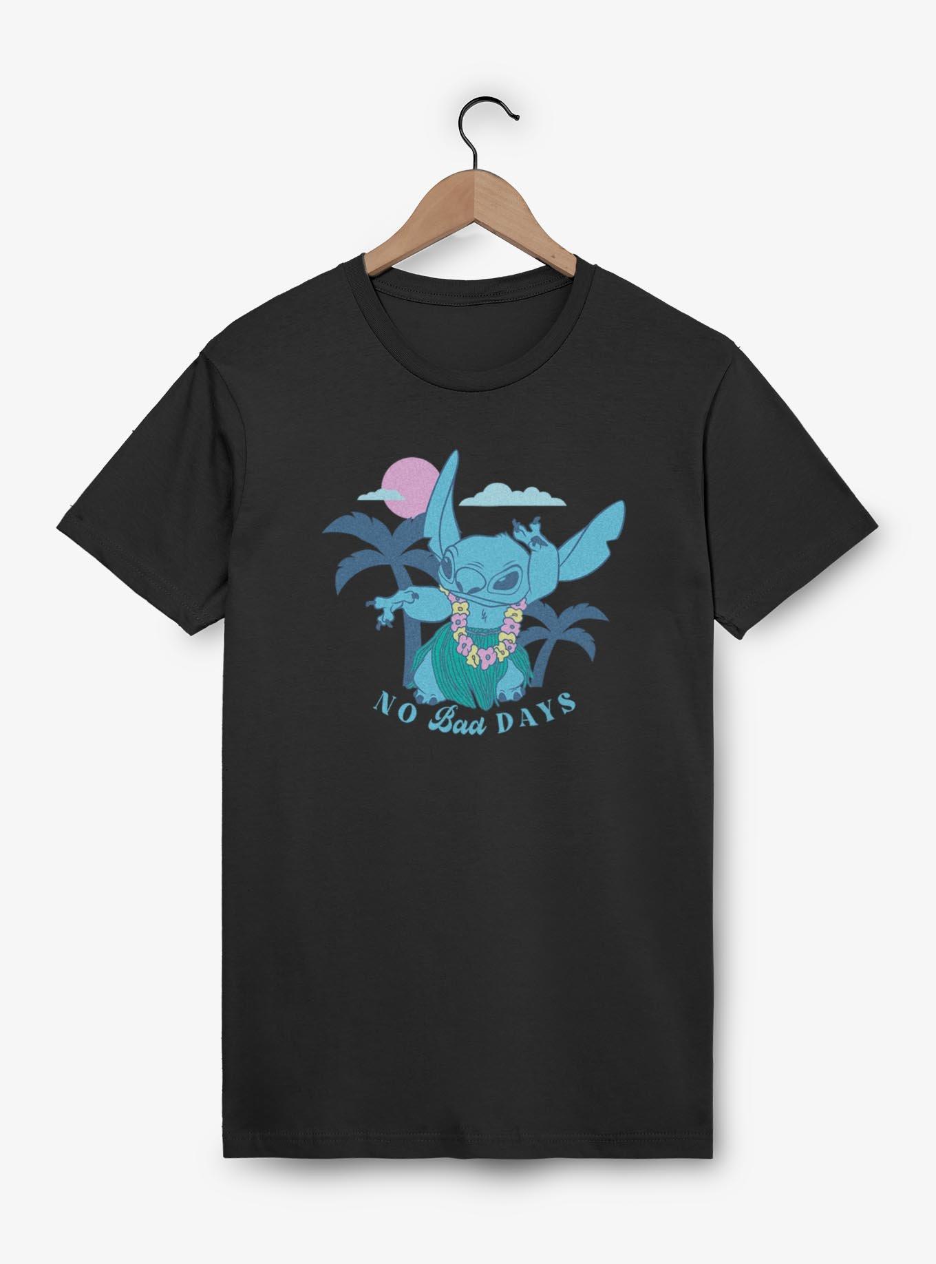 Disney Lilo & Stitch Tropical No Bad Days T-Shirt, BLACK, hi-res
