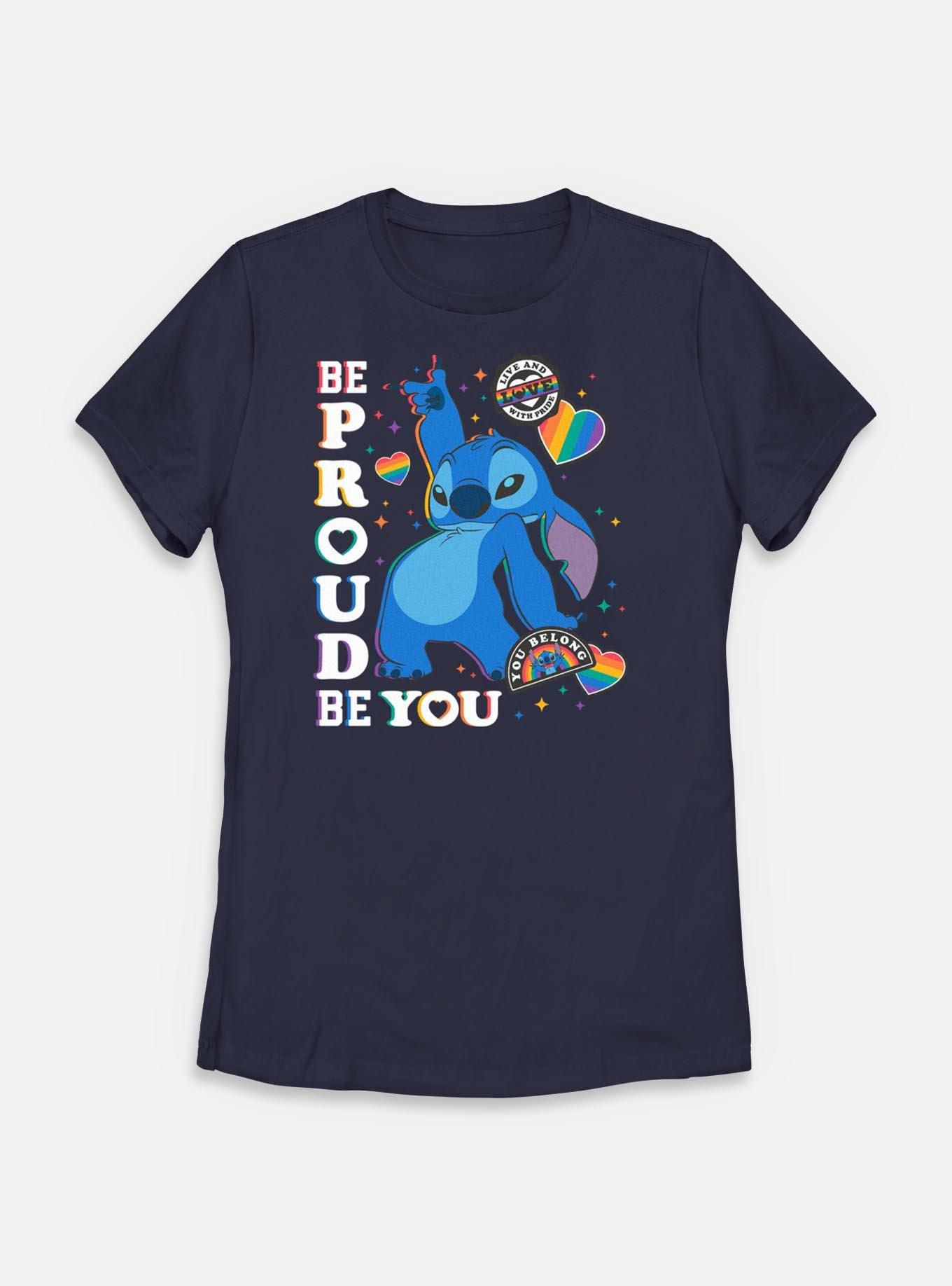 Disney Lilo & Stitch Be Proud Be You T-Shirt, NAVY, hi-res