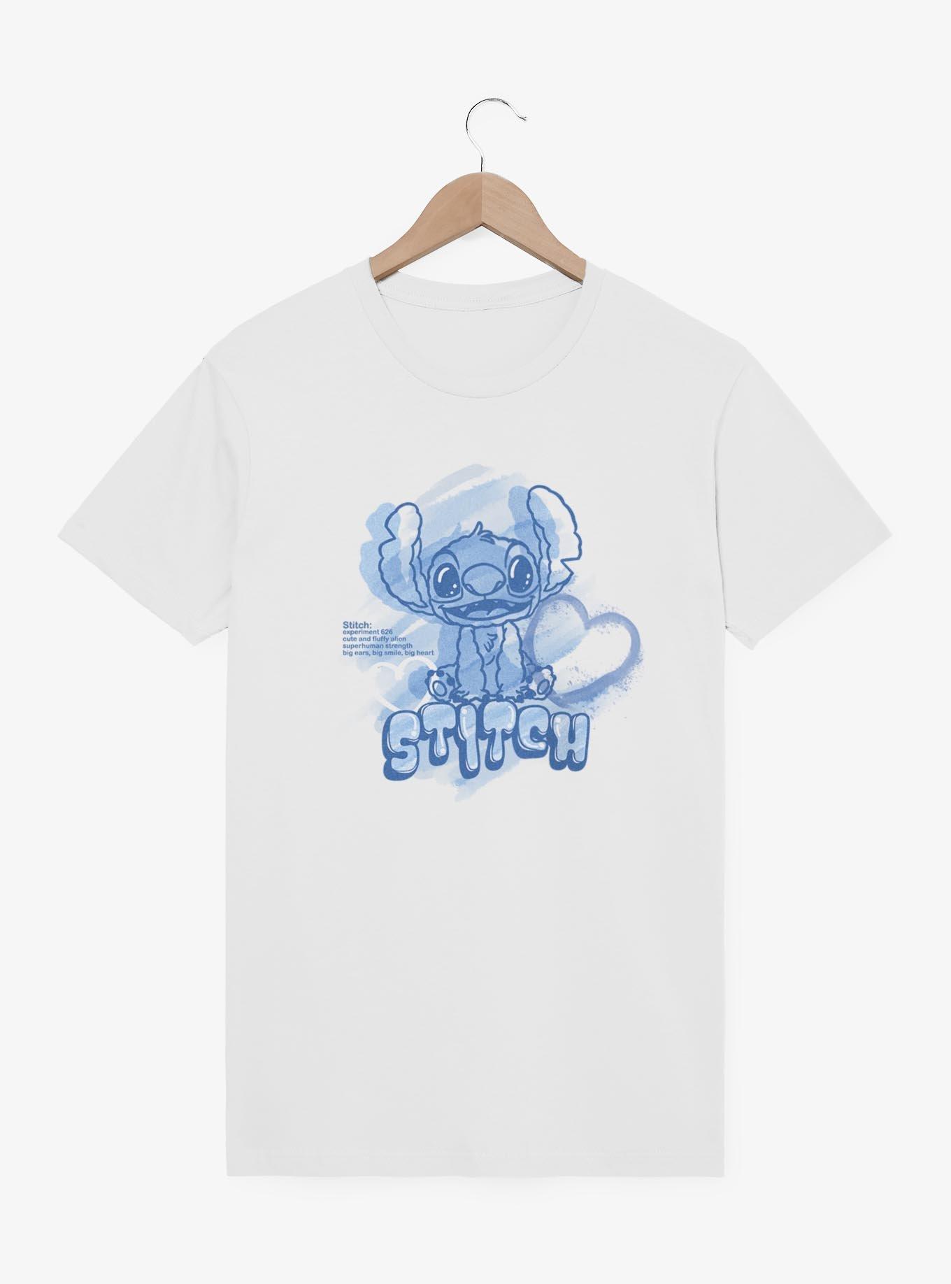 Disney Lilo & Stitch Cute And Fluffy Alien T-Shirt, WHITE, hi-res