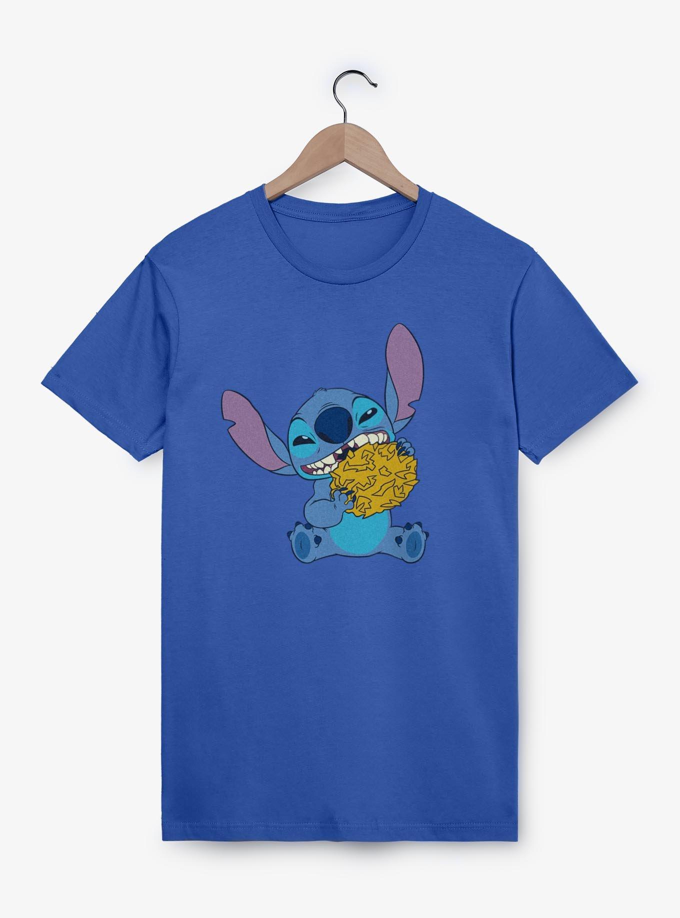 Disney Lilo & Stitch Eating Latke T-Shirt, ROYAL, hi-res