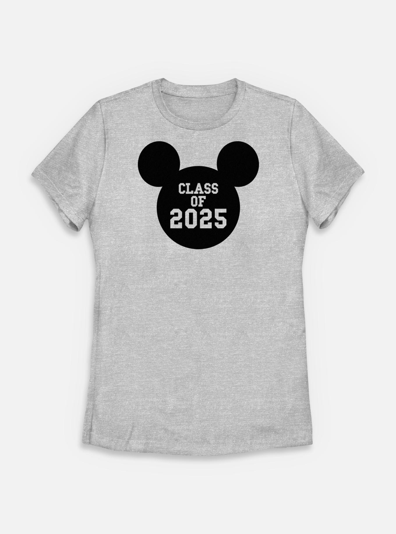 Disney Mickey Mouse Class Of 2025 Womens T-Shirt,New Products : American Fashion Style Bags On Sale