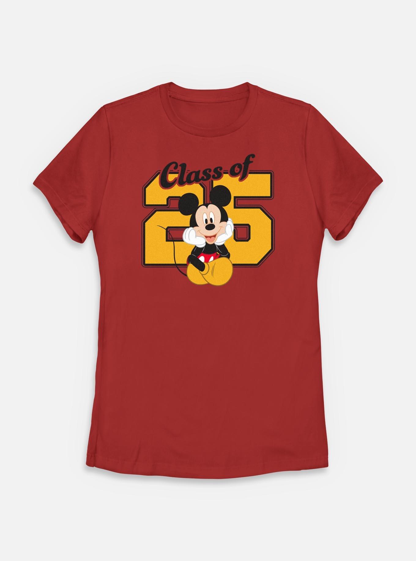 Disney Mickey Mouse Class Of 25 Womens T-Shirt,New Products : American Fashion Style Bags On Sale