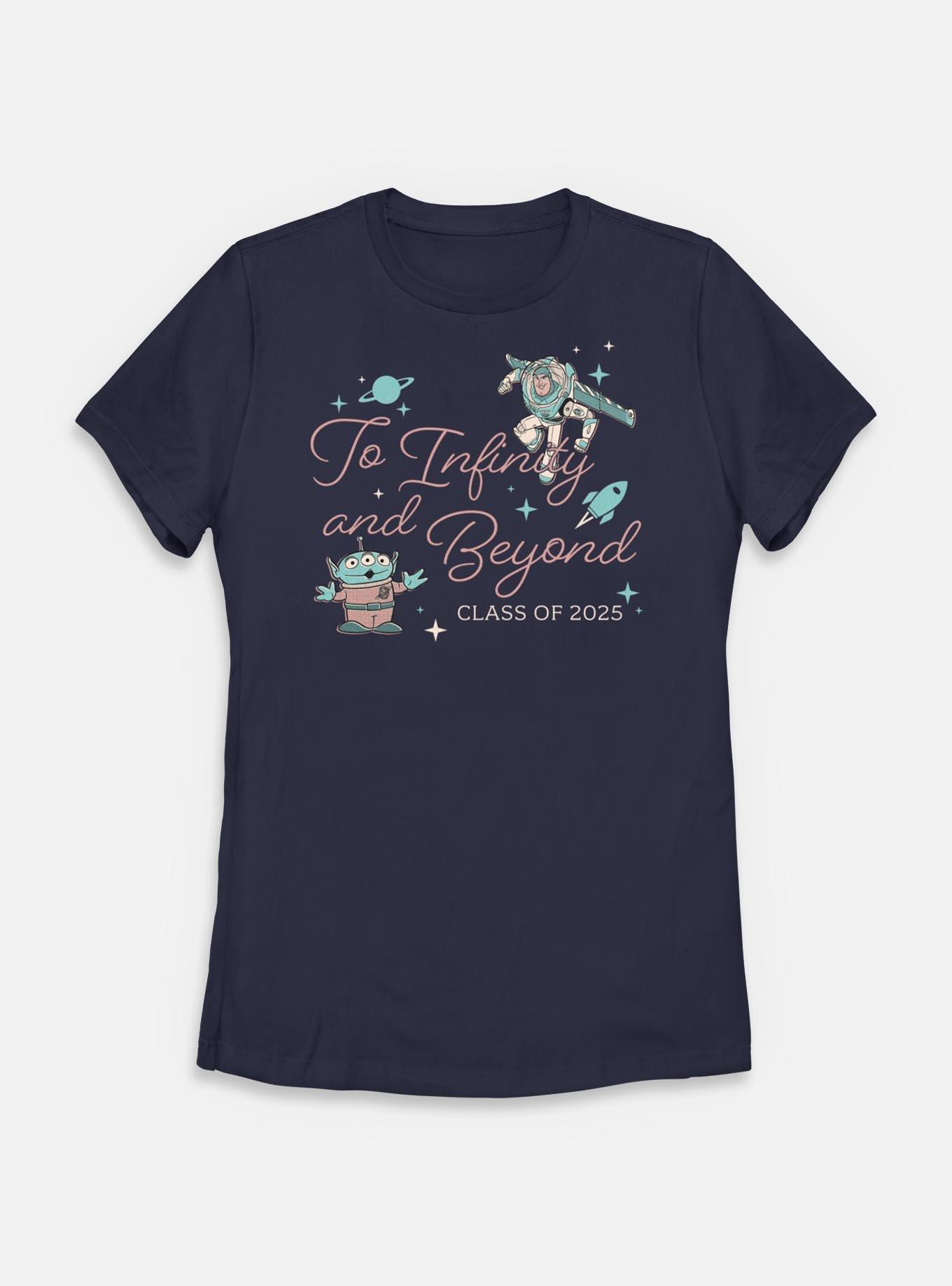 Disney Pixar Toy Story Infinity Class 2025 Womens T-Shirt,New Products : American Fashion Style Bags On Sale