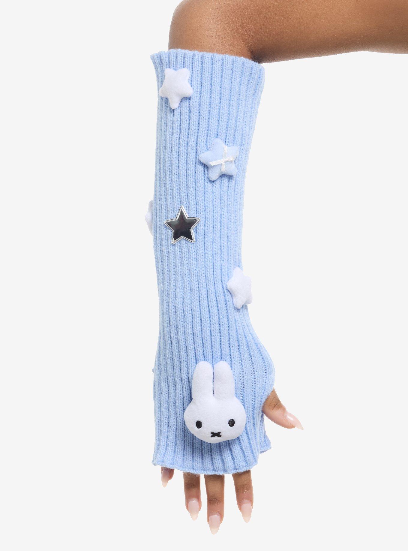 Miffy Star Plush Arm Warmers, , hi-res