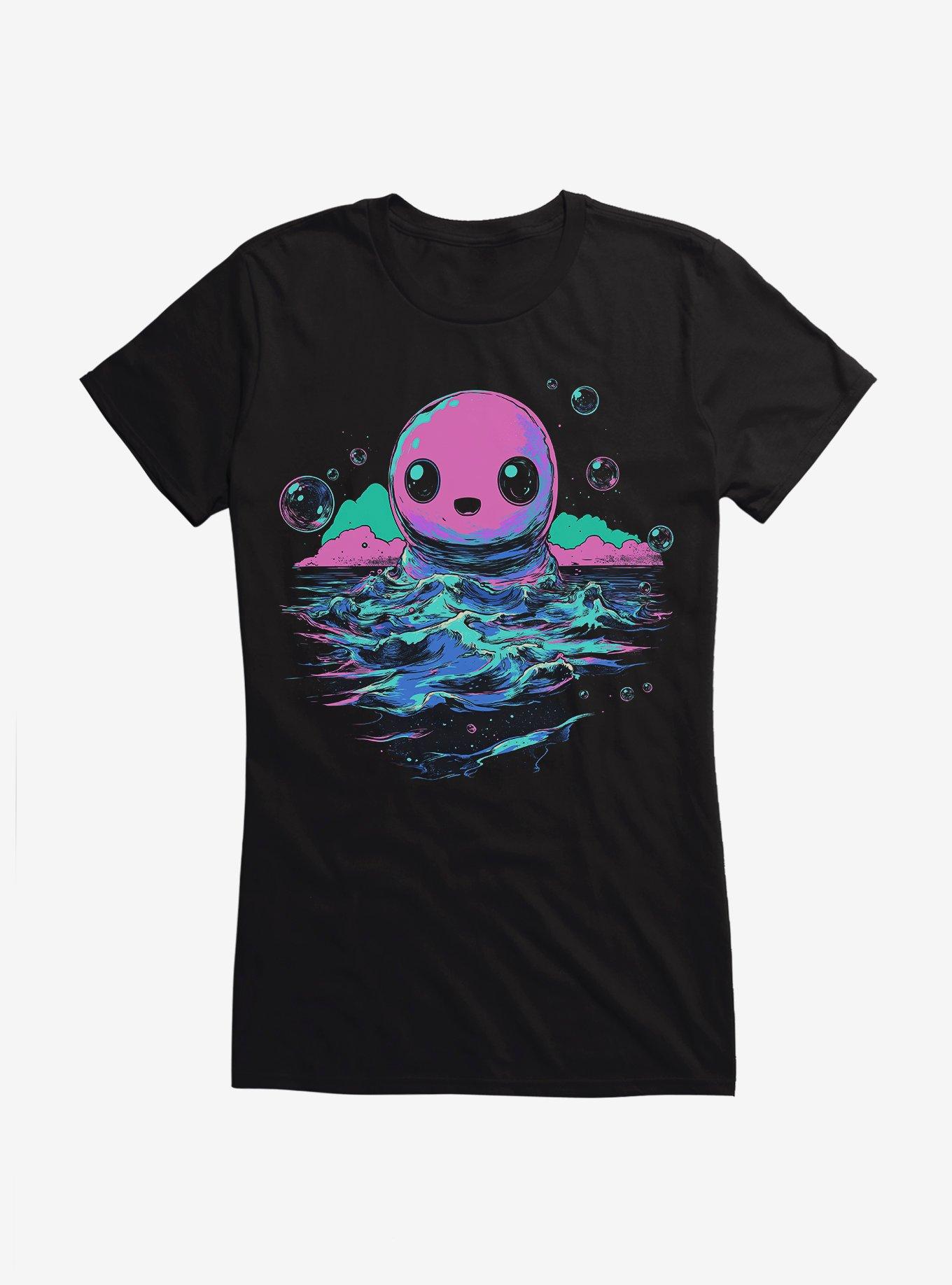 Sea Bubble Monster Girls T-Shirt, , hi-res