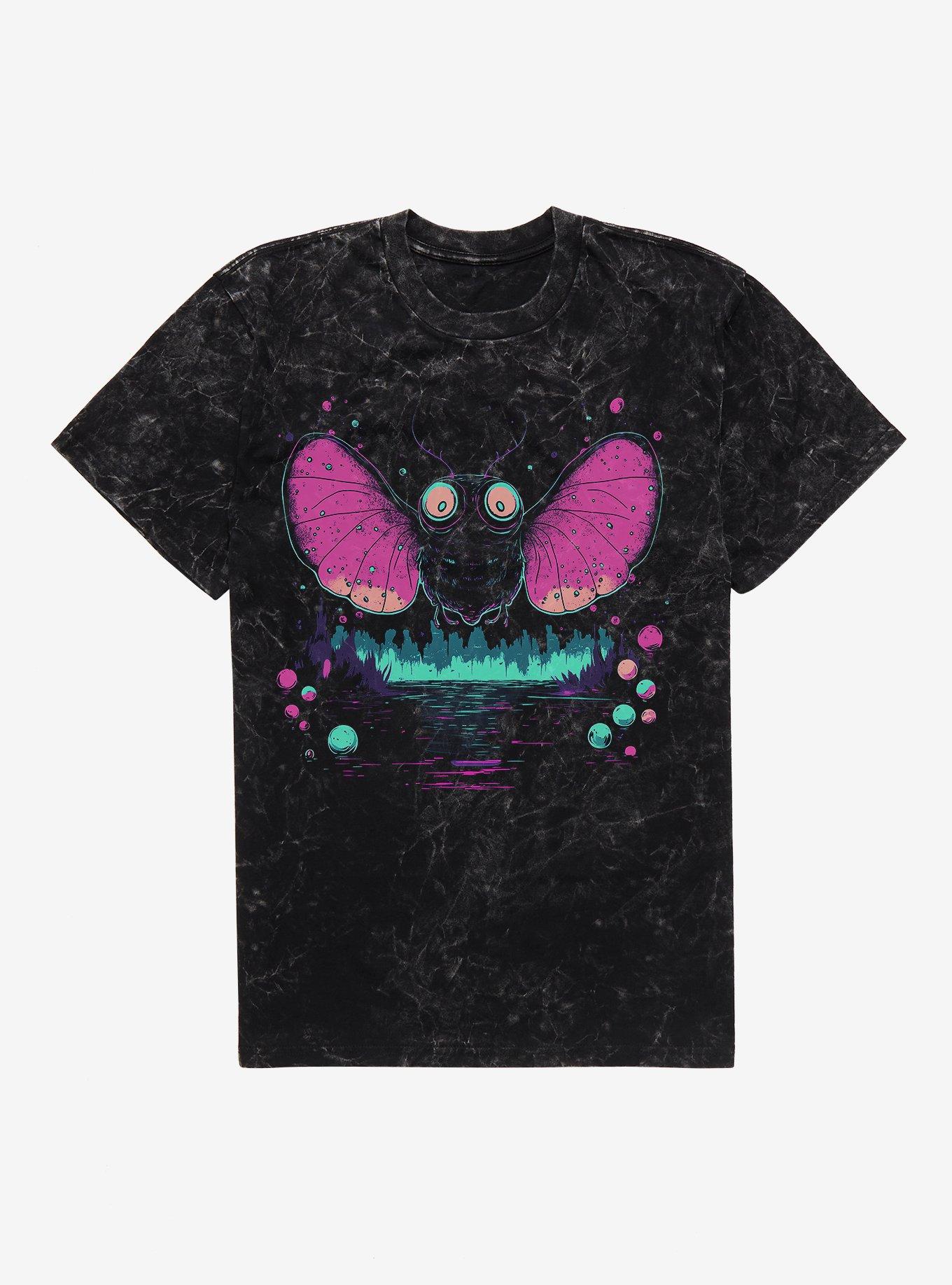 Mothman Bubbles Mineral Wash T-Shirt, , hi-res