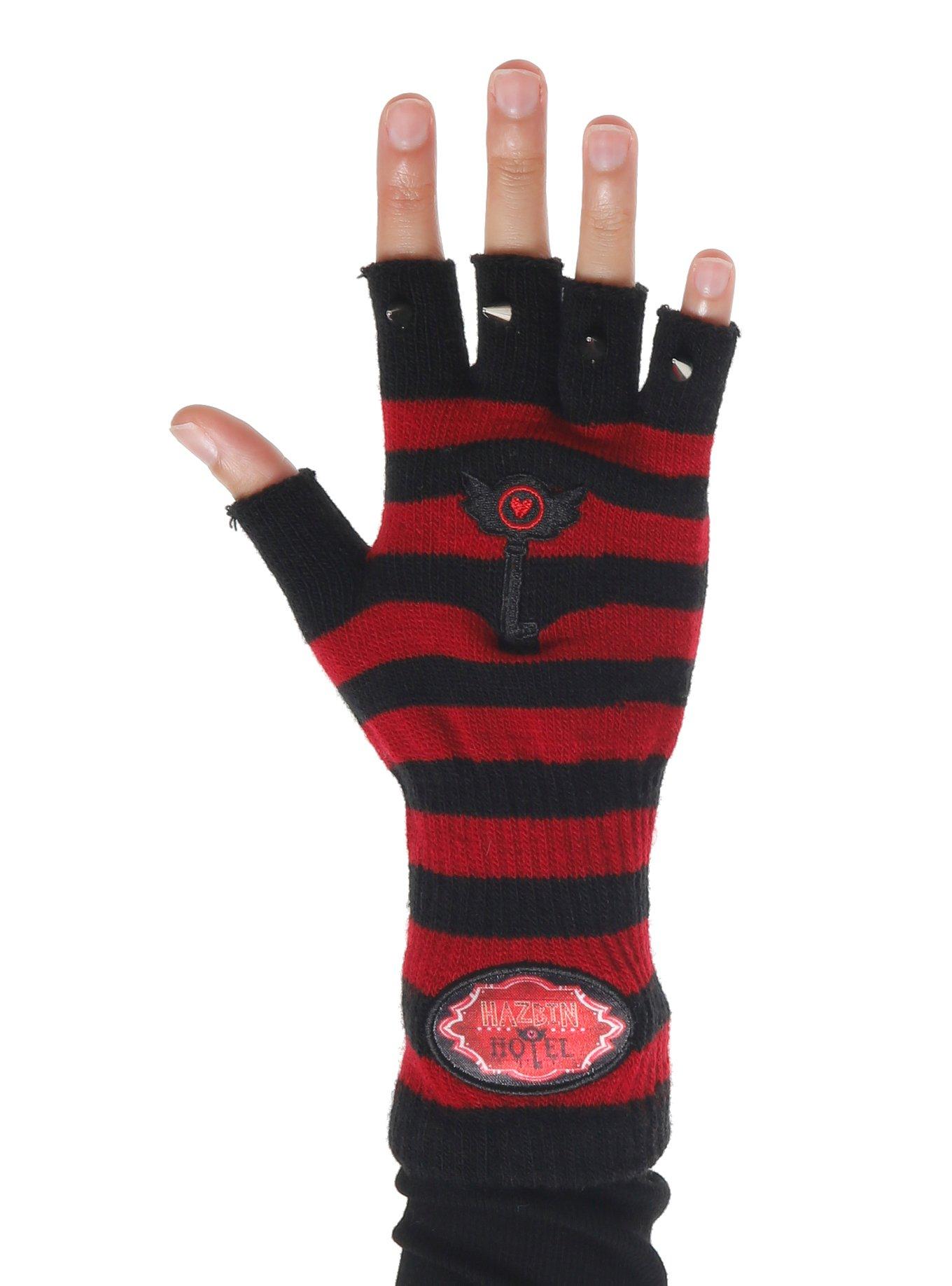 Hazbin Hotel Key Fingerless Gloves, , hi-res
