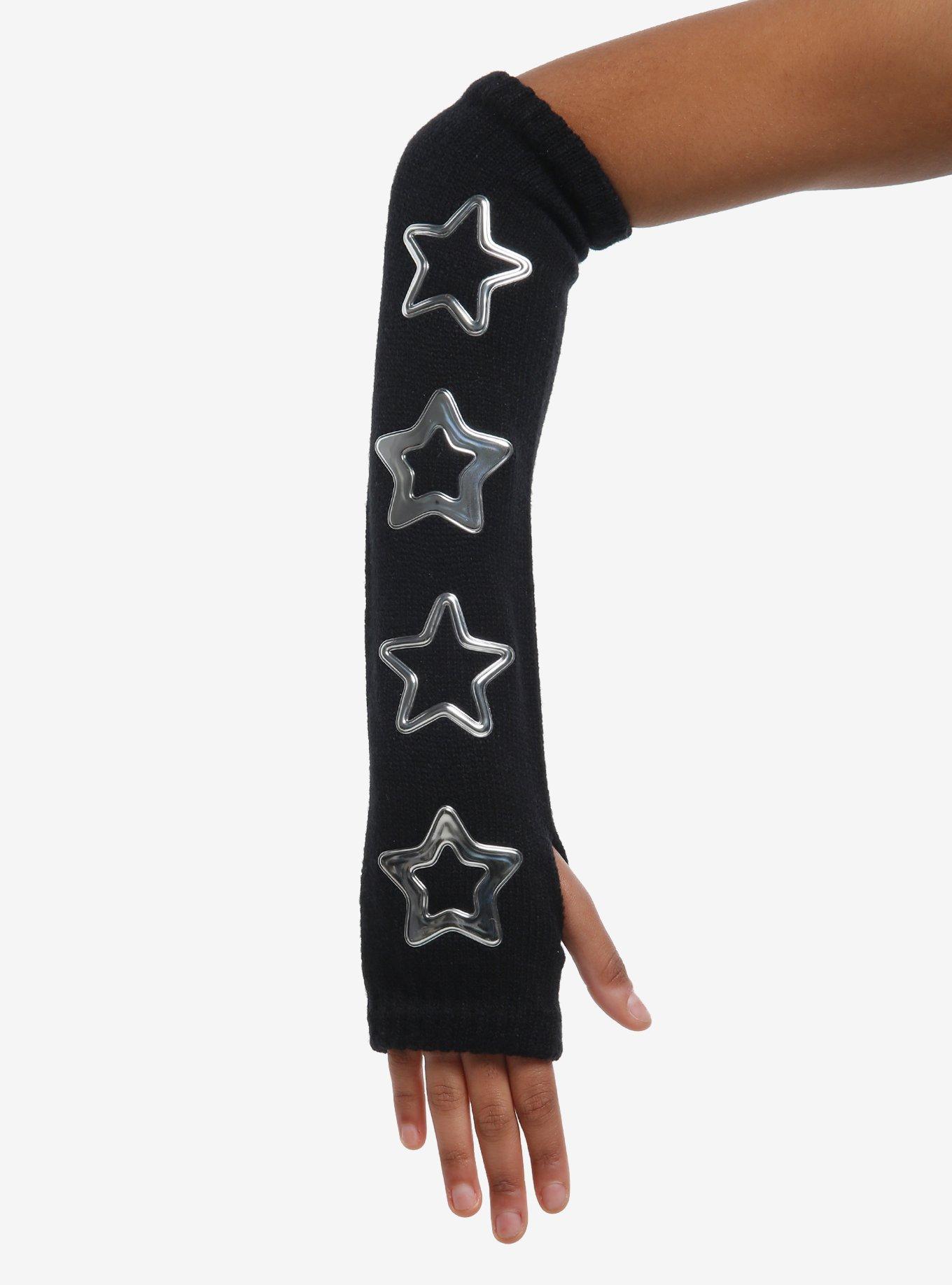 Chrome Star Arm Warmers, , hi-res