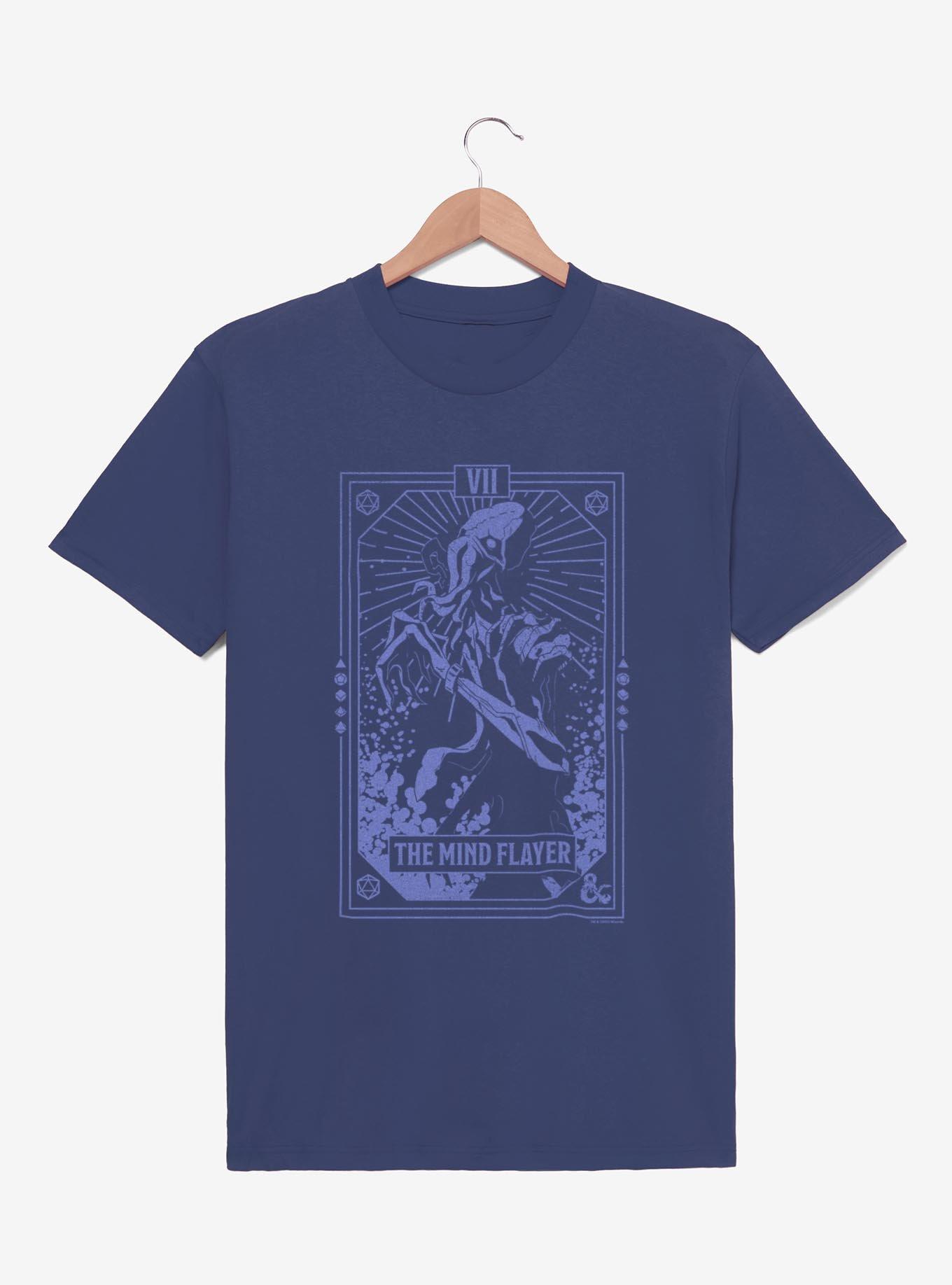 Dungeons & DragonsThe Mind Flayer Tarot T-Shirt,New Products : American Fashion Style Bags On Sale