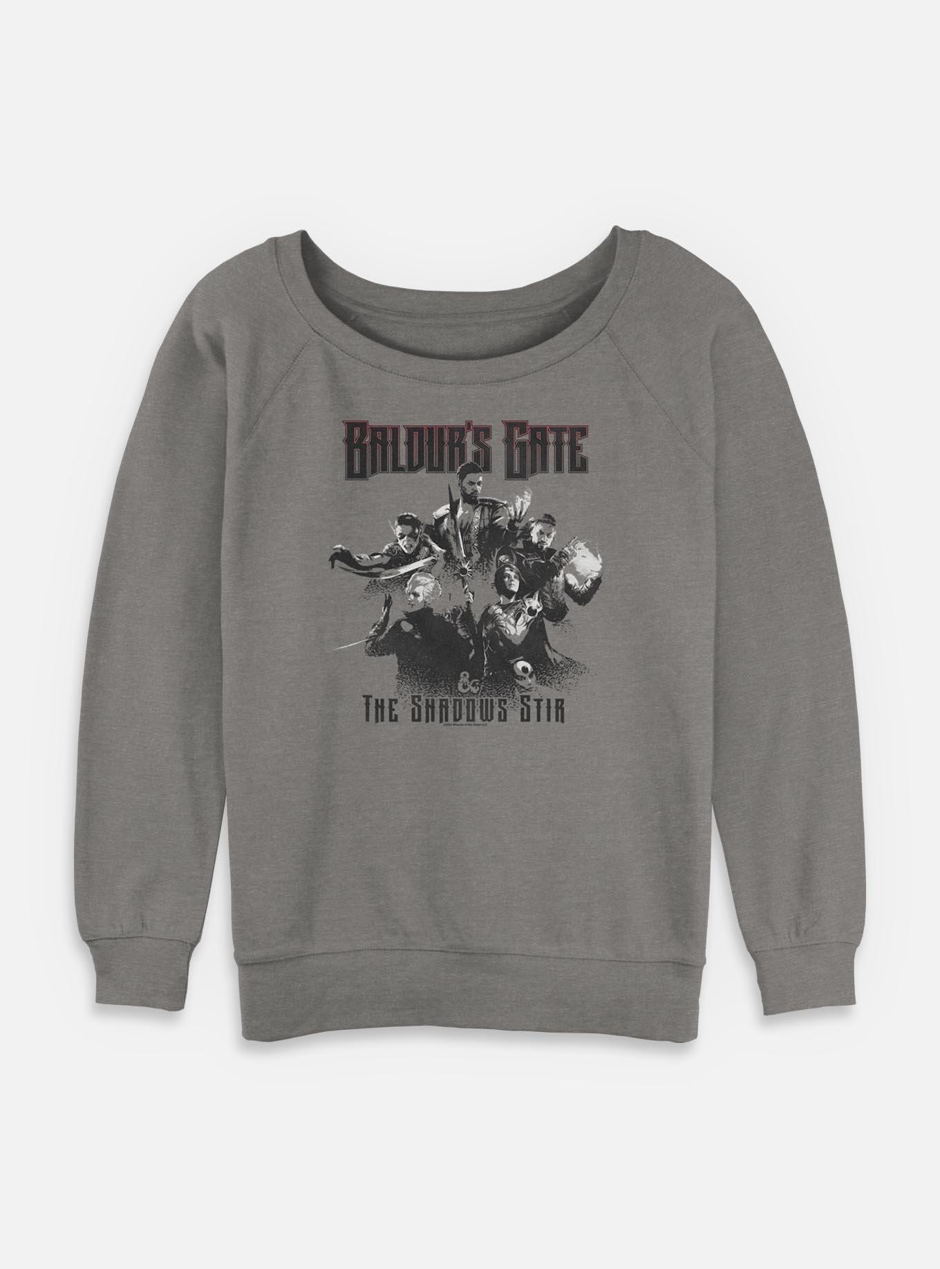 Dungeons & Dragons Baldurs Gate The Shadows Stir  Womens Slouchy Sweatshirt, , hi-res
