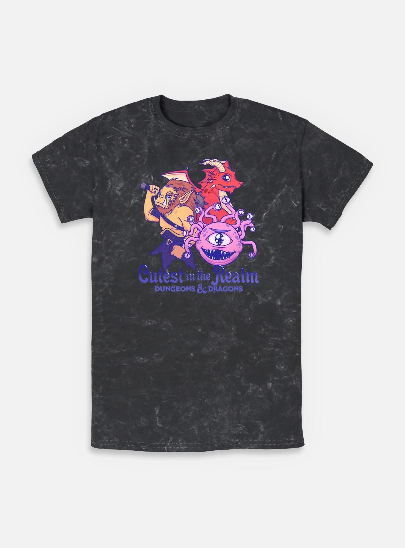 Dungeons & Dragons Cutest In The Realm Mineral Wash T-Shirt,New Products : American Fashion Style Bags On Sale