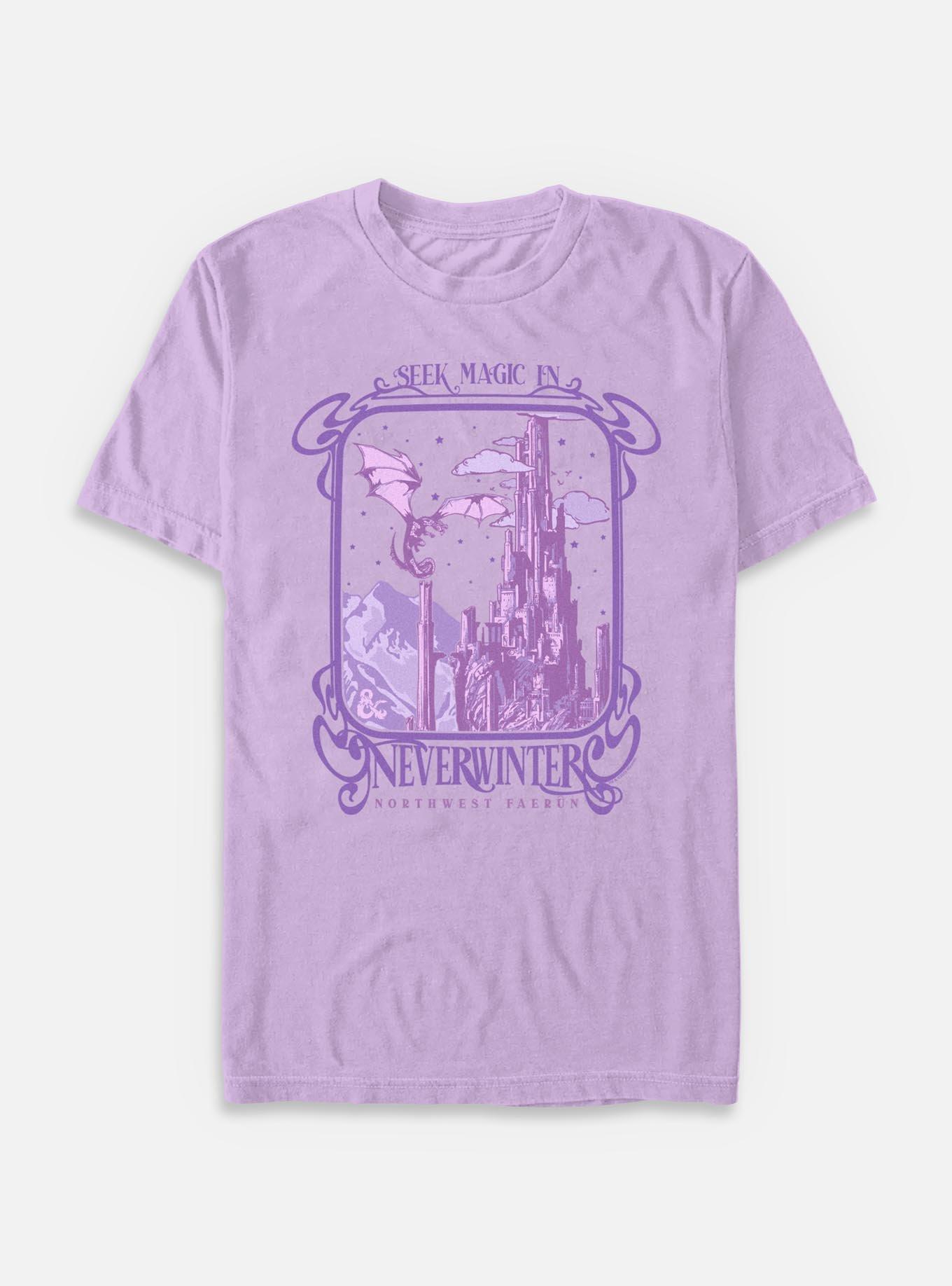 Dungeons & Dragons Seek Magic In Neverwinter Garment Dye T-Shirt,New Products : American Fashion Style Bags On Sale