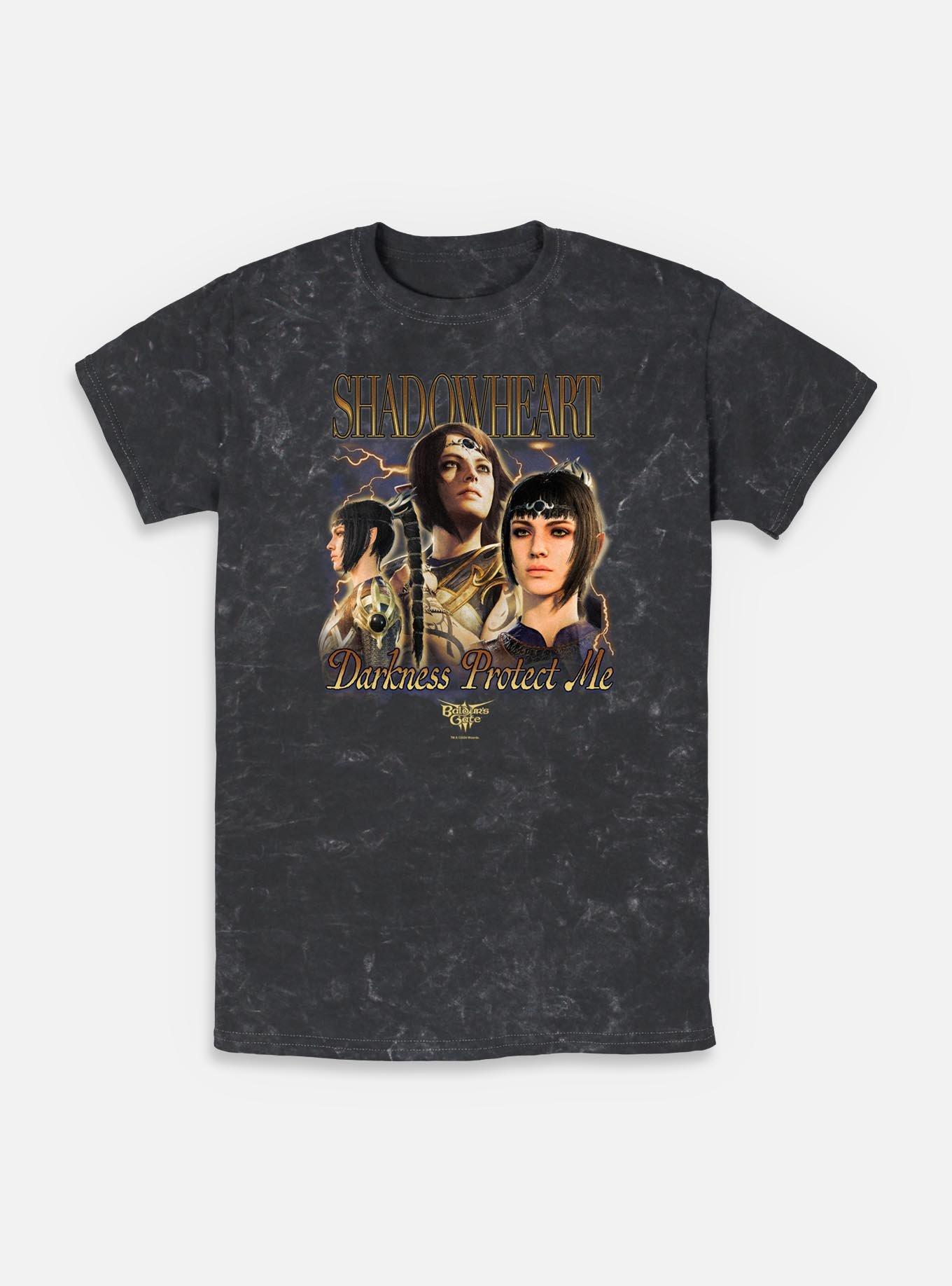 Dungeons & Dragons Shadowheart Montage Mineral Wash T-Shirt,New Products : American Fashion Style Bags On Sale