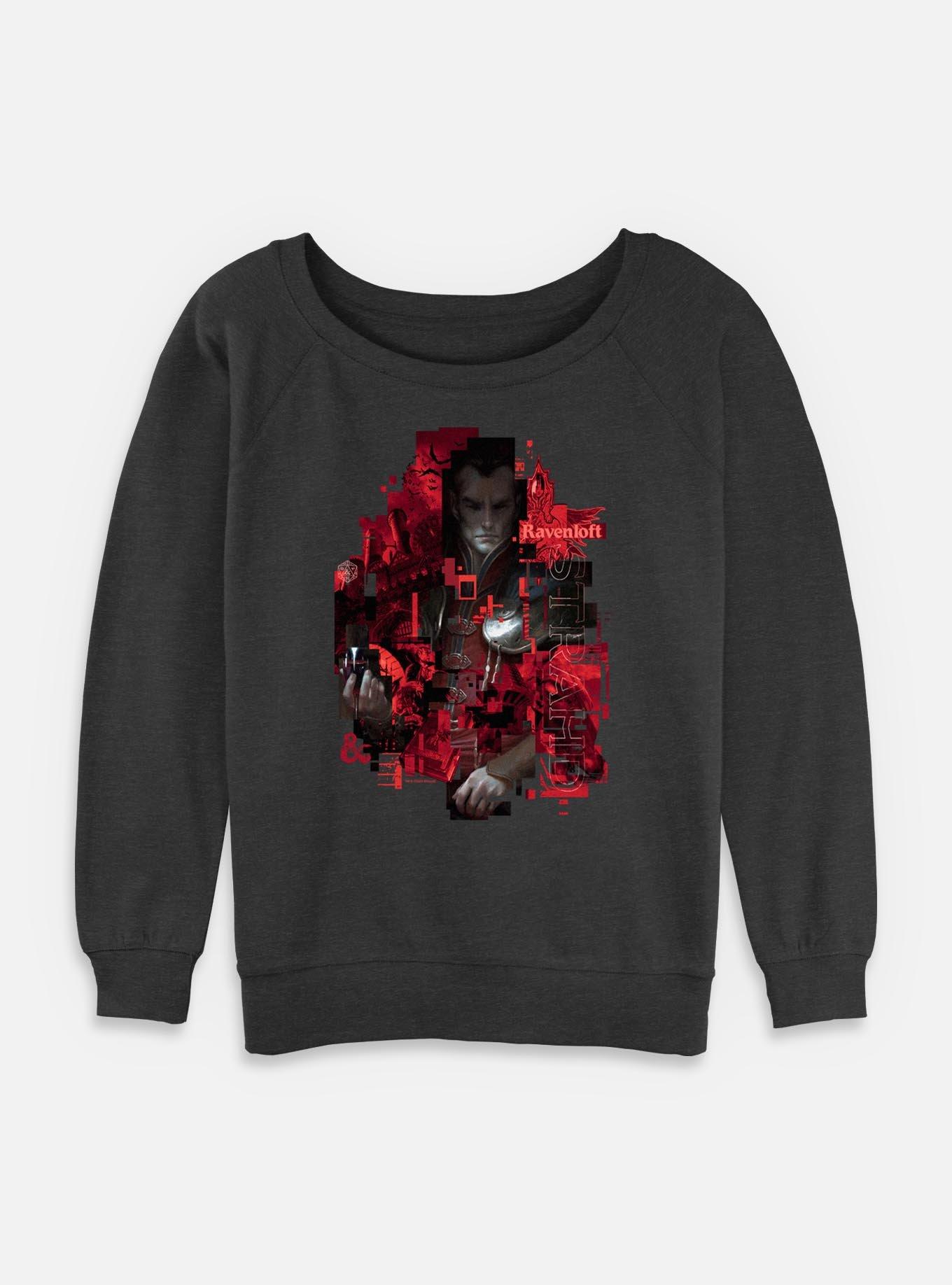 Dungeons & Dragons Ravenloft Strahd Womens Slouchy Sweatshirt,New Products : American Fashion Style Bags On Sale