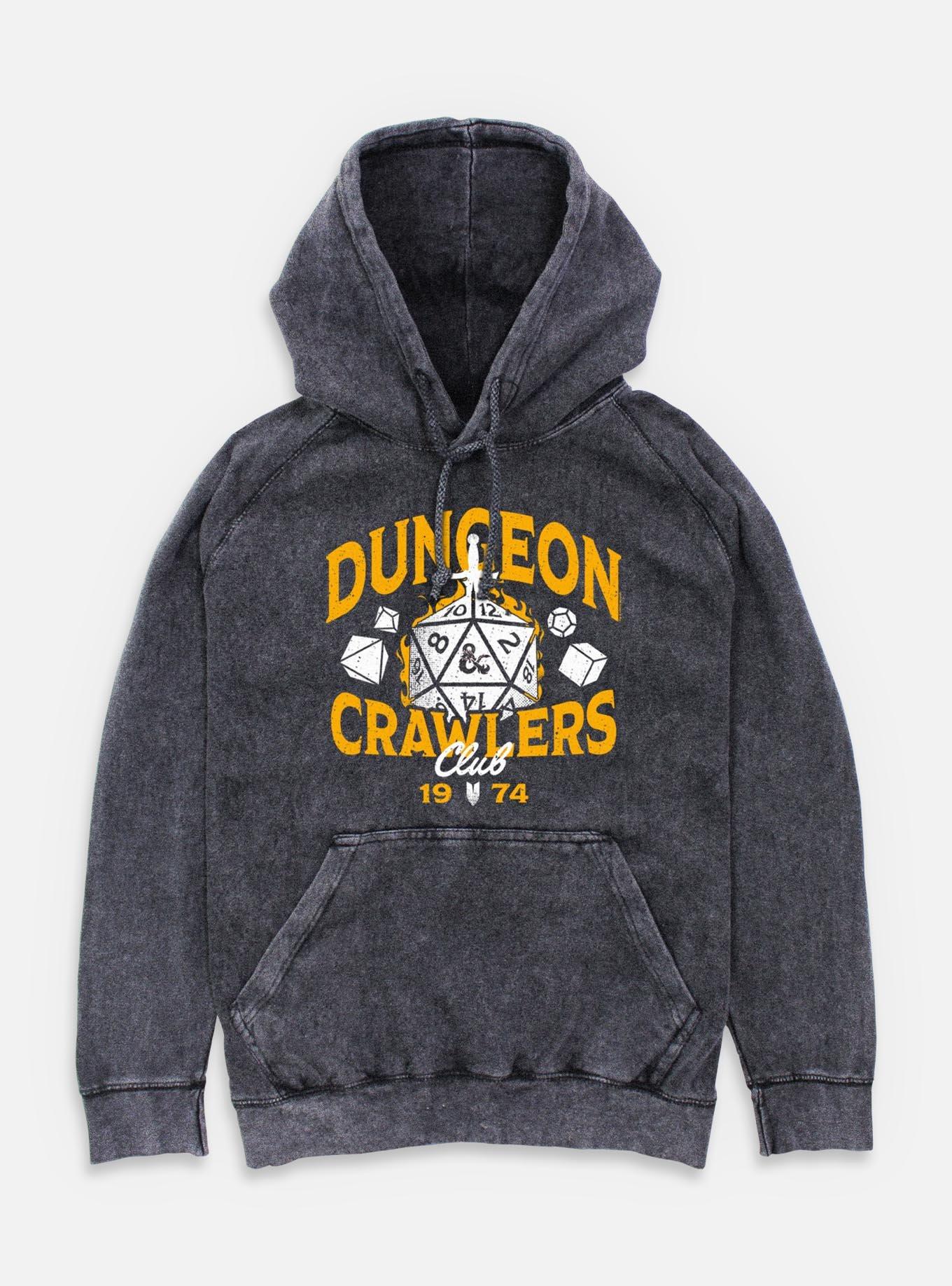 Dungeons & Dragons Dungeon Crawlers Club Mineral Wash Hoodie,New Products : American Fashion Style Bags On Sale