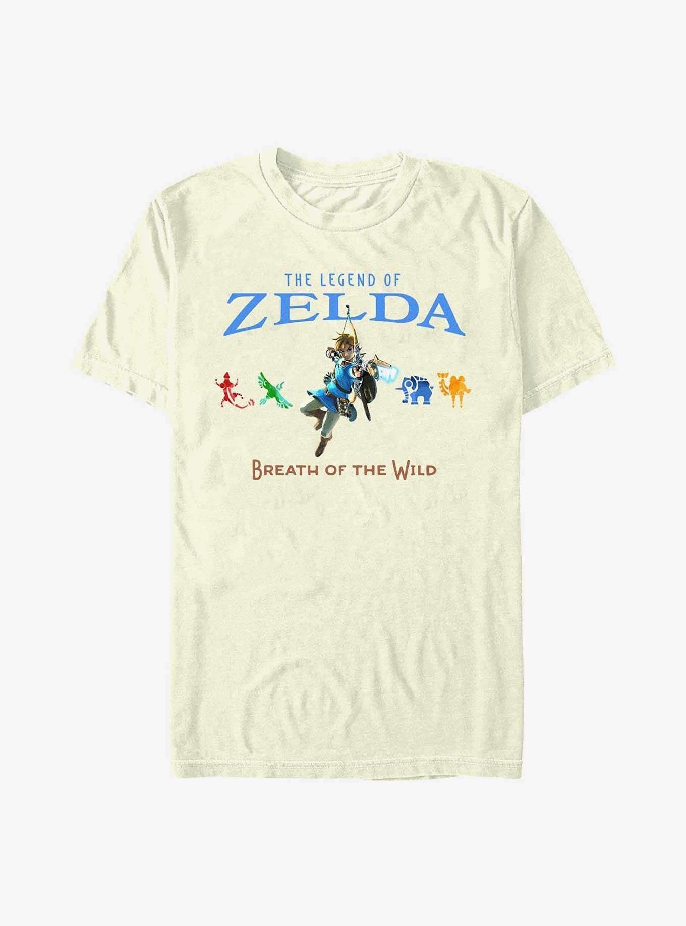 The Legend Of Zelda: Breath Of The Wild Divine Beasts T-Shirt, NATURAL, hi-res