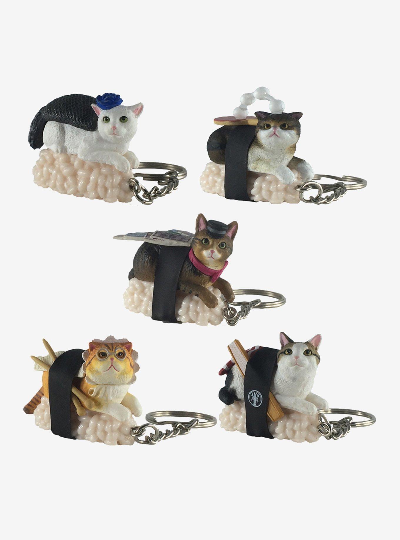 Nekozushi Sushi Cats Blind Box Keychain, , hi-res