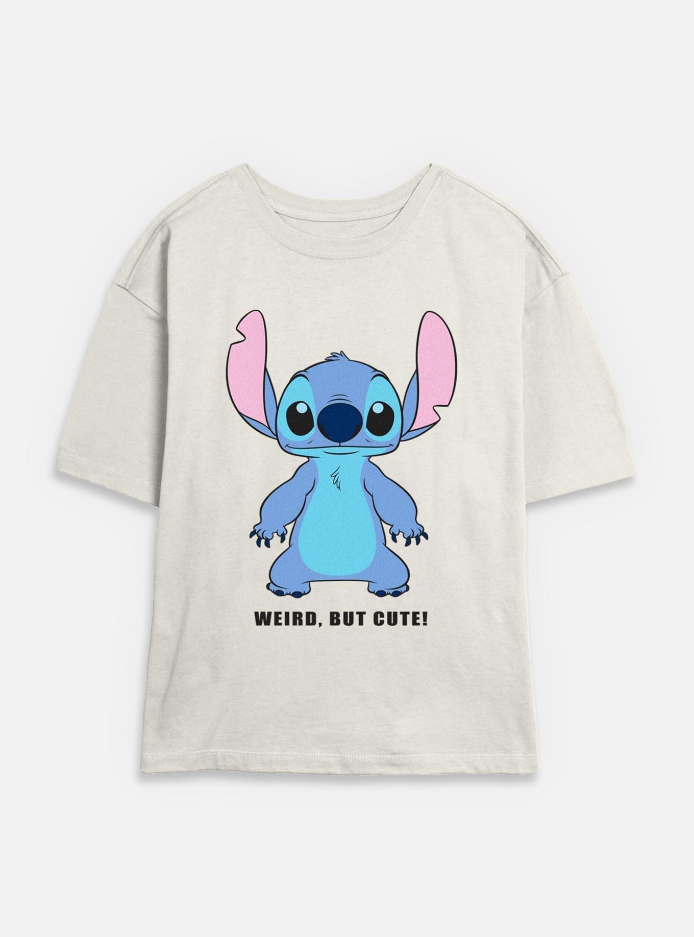 Disney Lilo & Stitch Weird But Cute Womens Skimmer T-Shirt, , hi-res