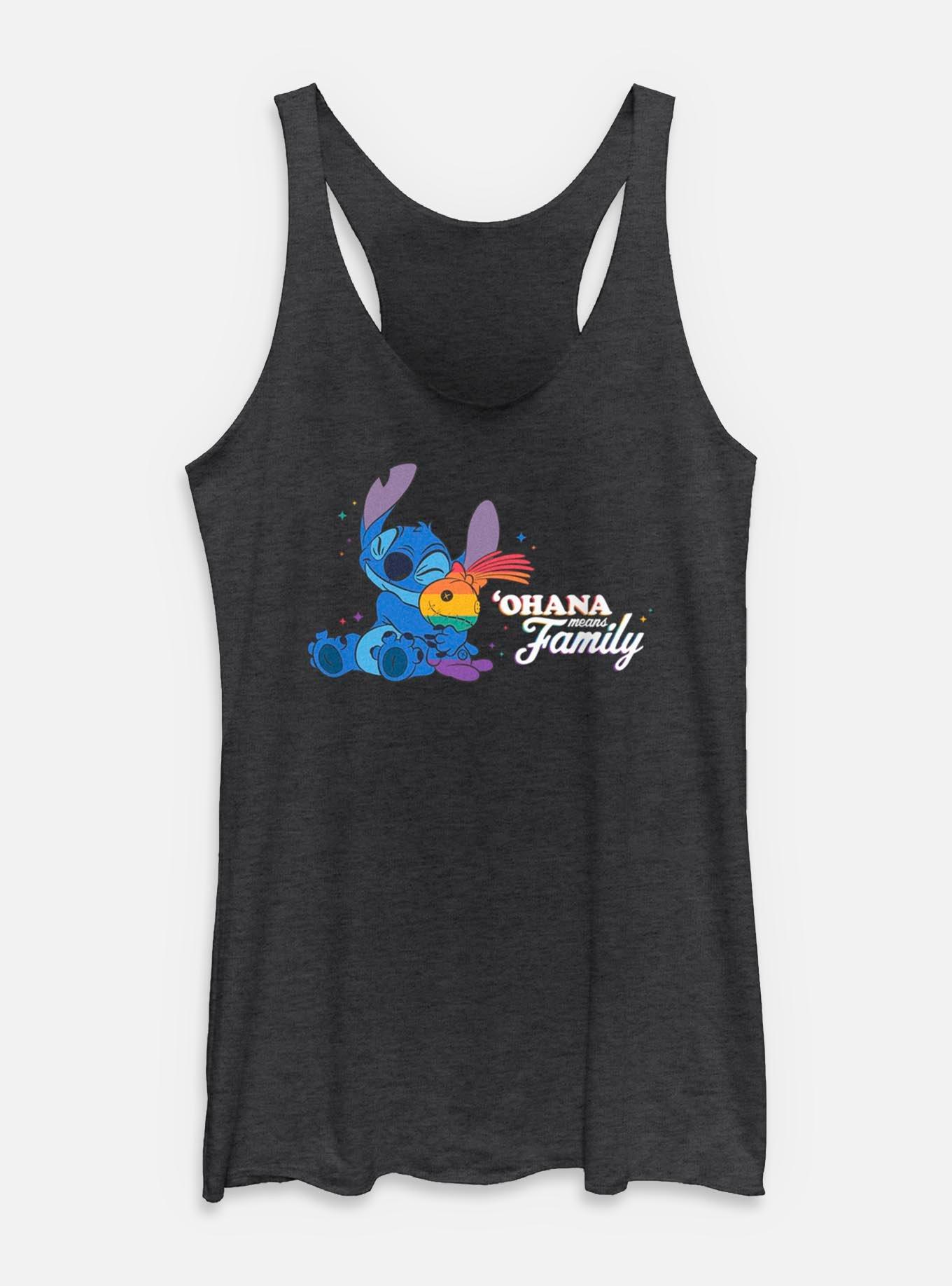 Disney Lilo & Stitch Proud Ohana Tank Top, BLK HTR, hi-res