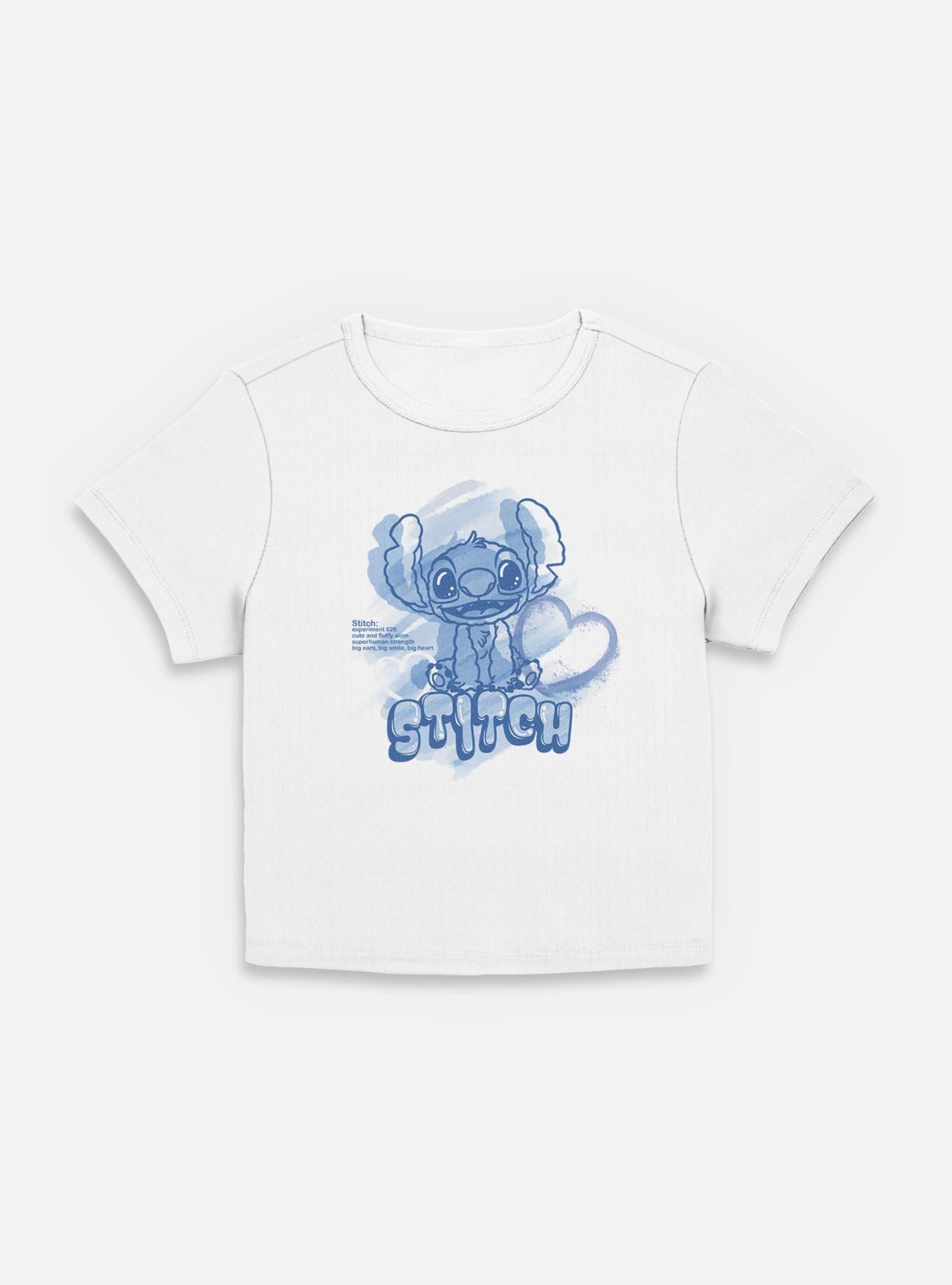Disney Lilo & Stitch Cute And Fluffy Alien Womens Baby T-Shirt, EGRET, hi-res