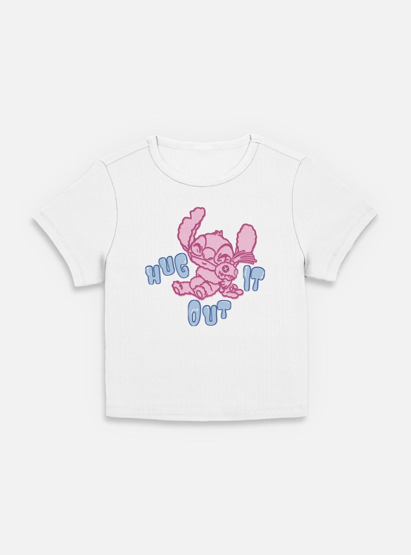 Disney Lilo & Stitch Hug It Out Womens Baby T-Shirt, , hi-res