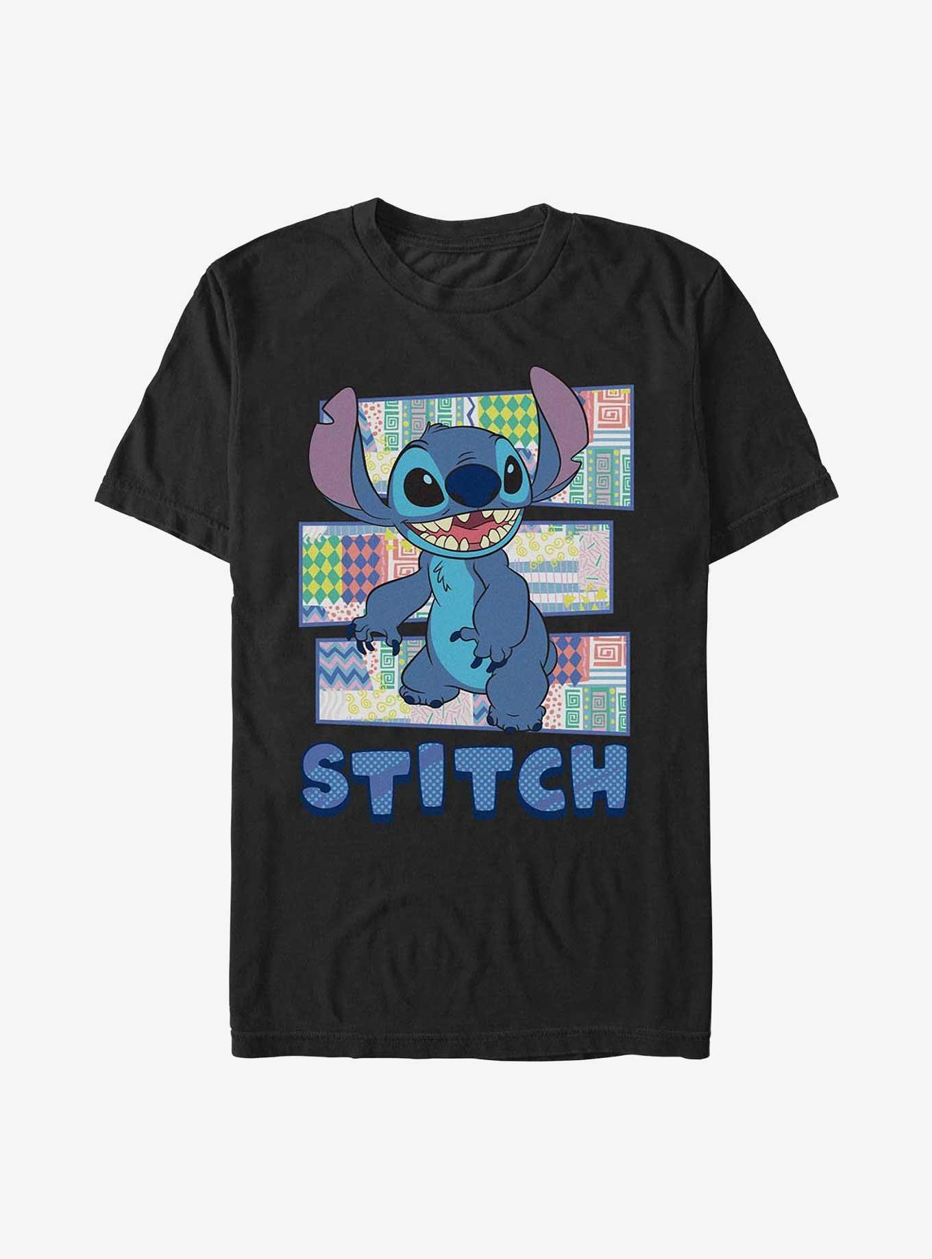Disney Lilo & Stitch Pattern T-Shirt, , hi-res