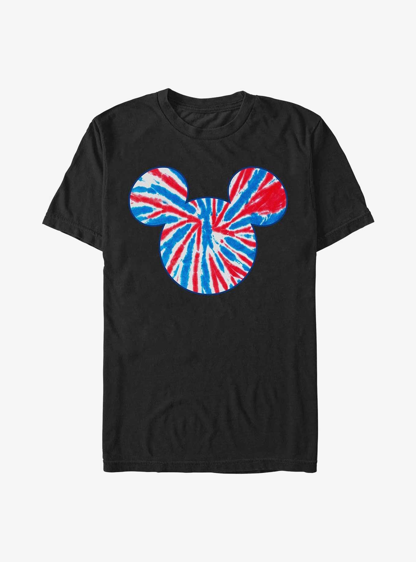 Disney Mickey Mouse Tie Dye Americana Ears T-Shirt, , hi-res