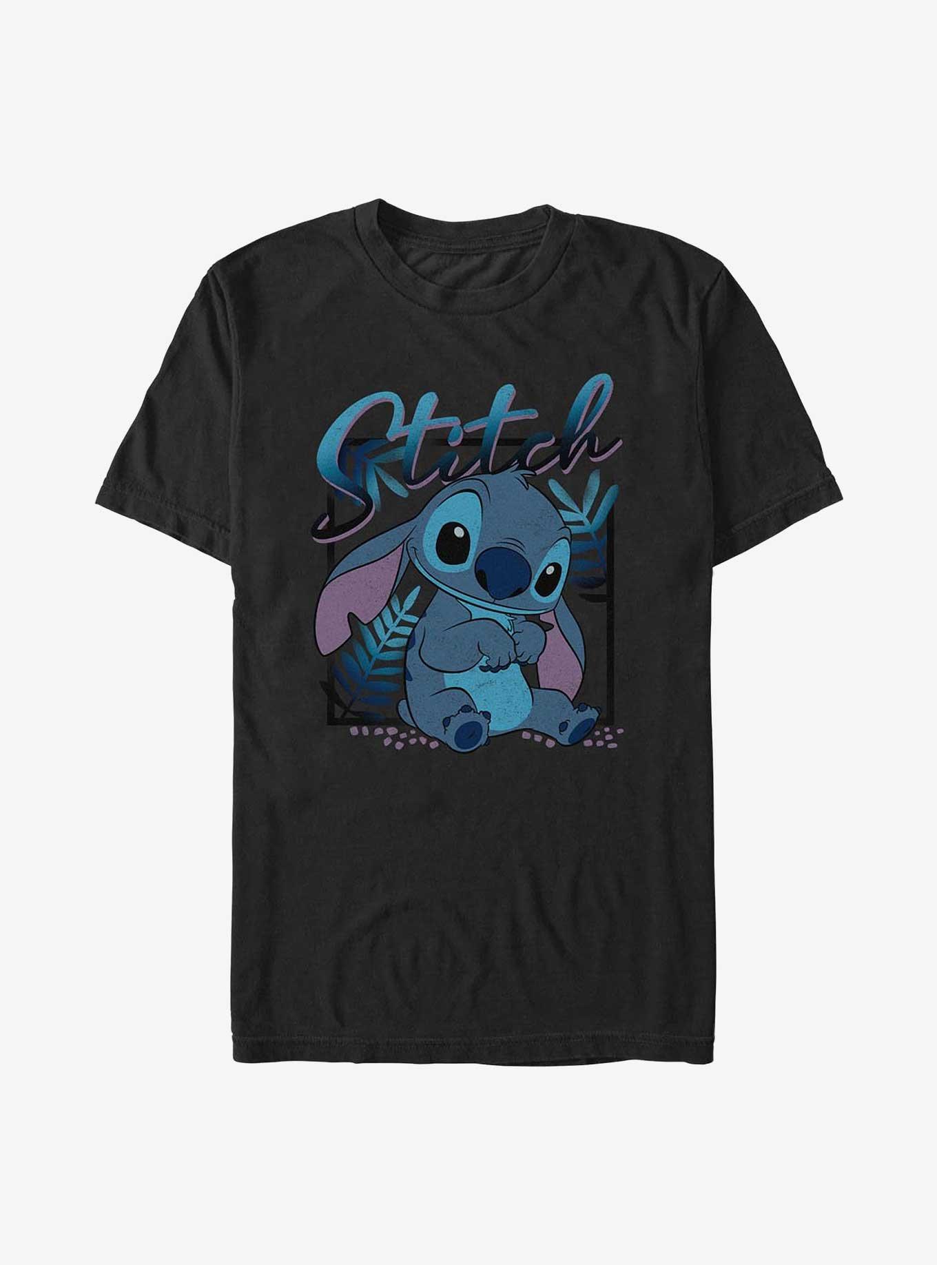 Disney Lilo & Stitch Cute Pose T-Shirt, BLACK, hi-res