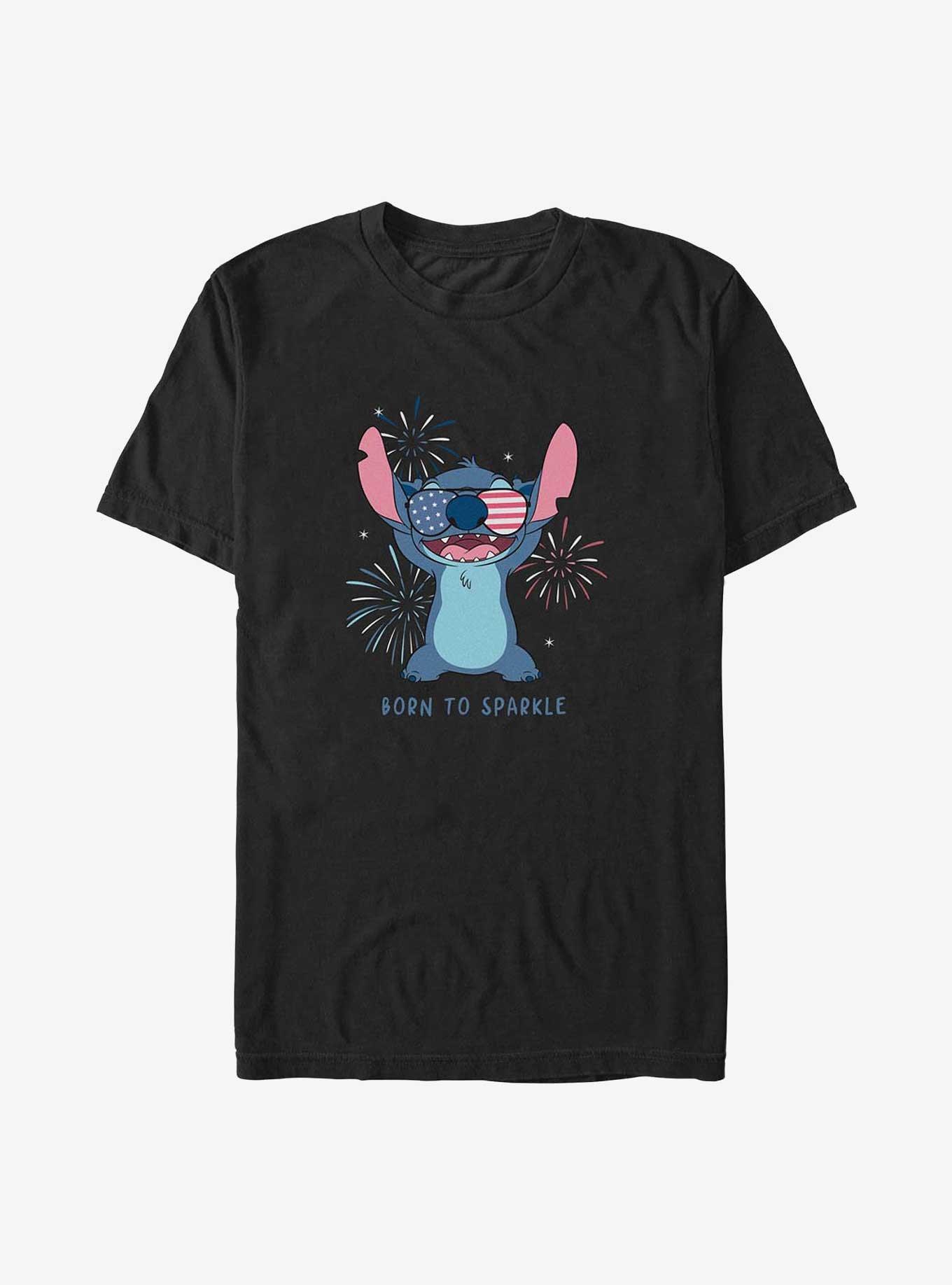 Disney Lilo & Stitch Born To Sparkle T-Shirt, , hi-res