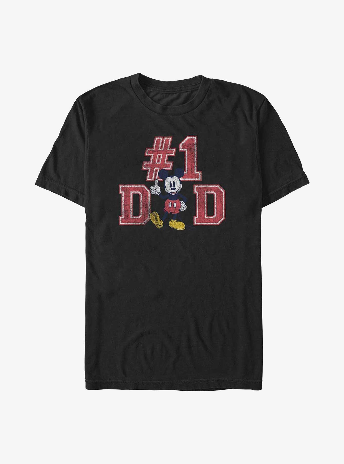 Disney Mickey Mouse Number 1 Dad T-Shirt, , hi-res