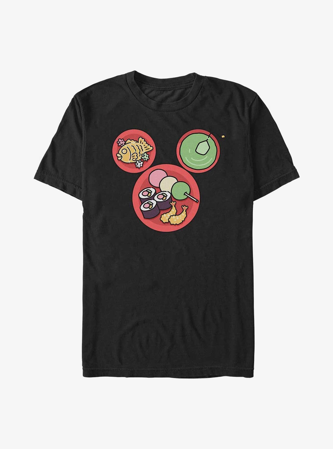 Disney Mickey Mouse Japanese Food T-Shirt, , hi-res