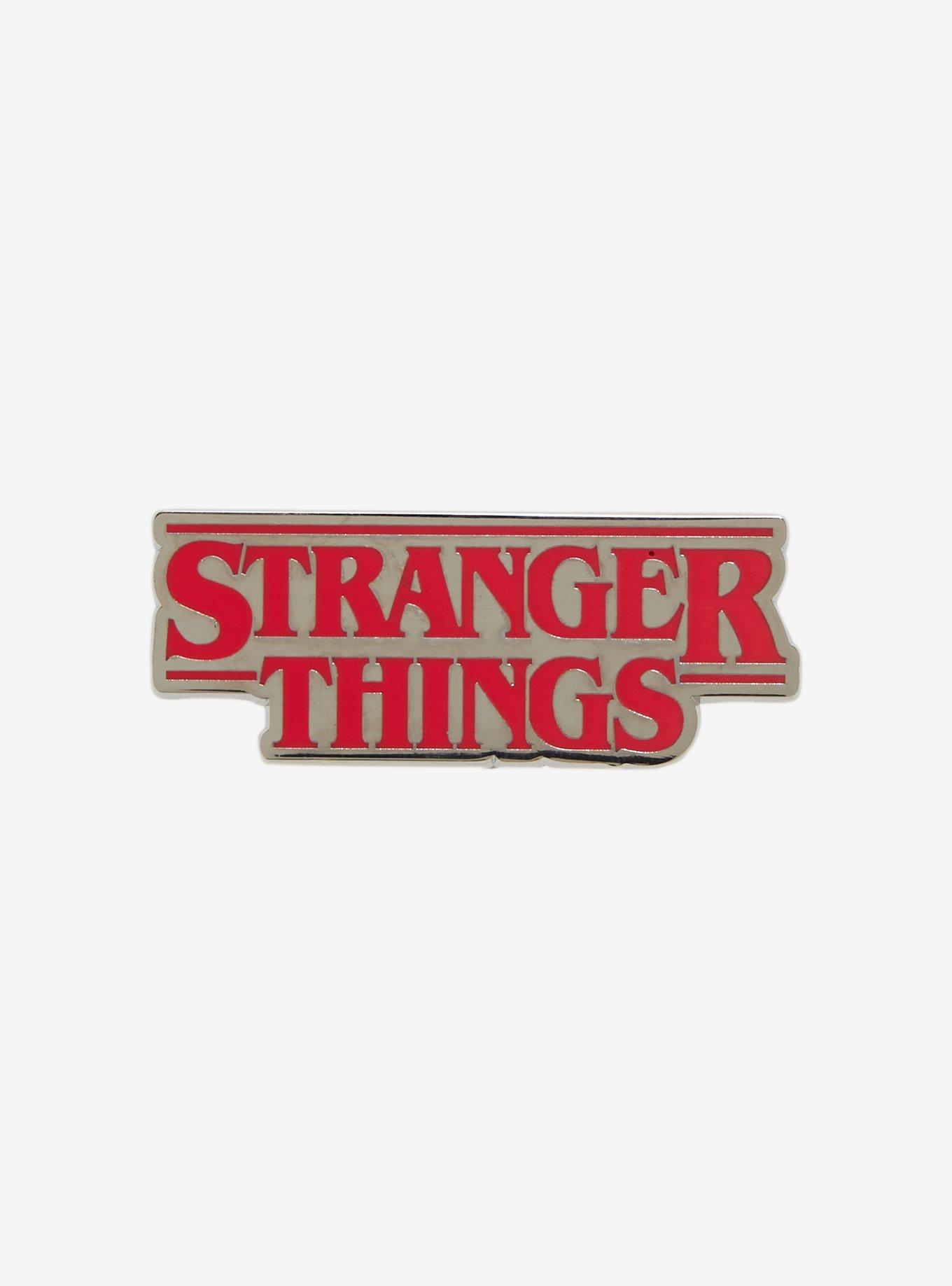 Stranger Things Logo Enamel Pin, , hi-res