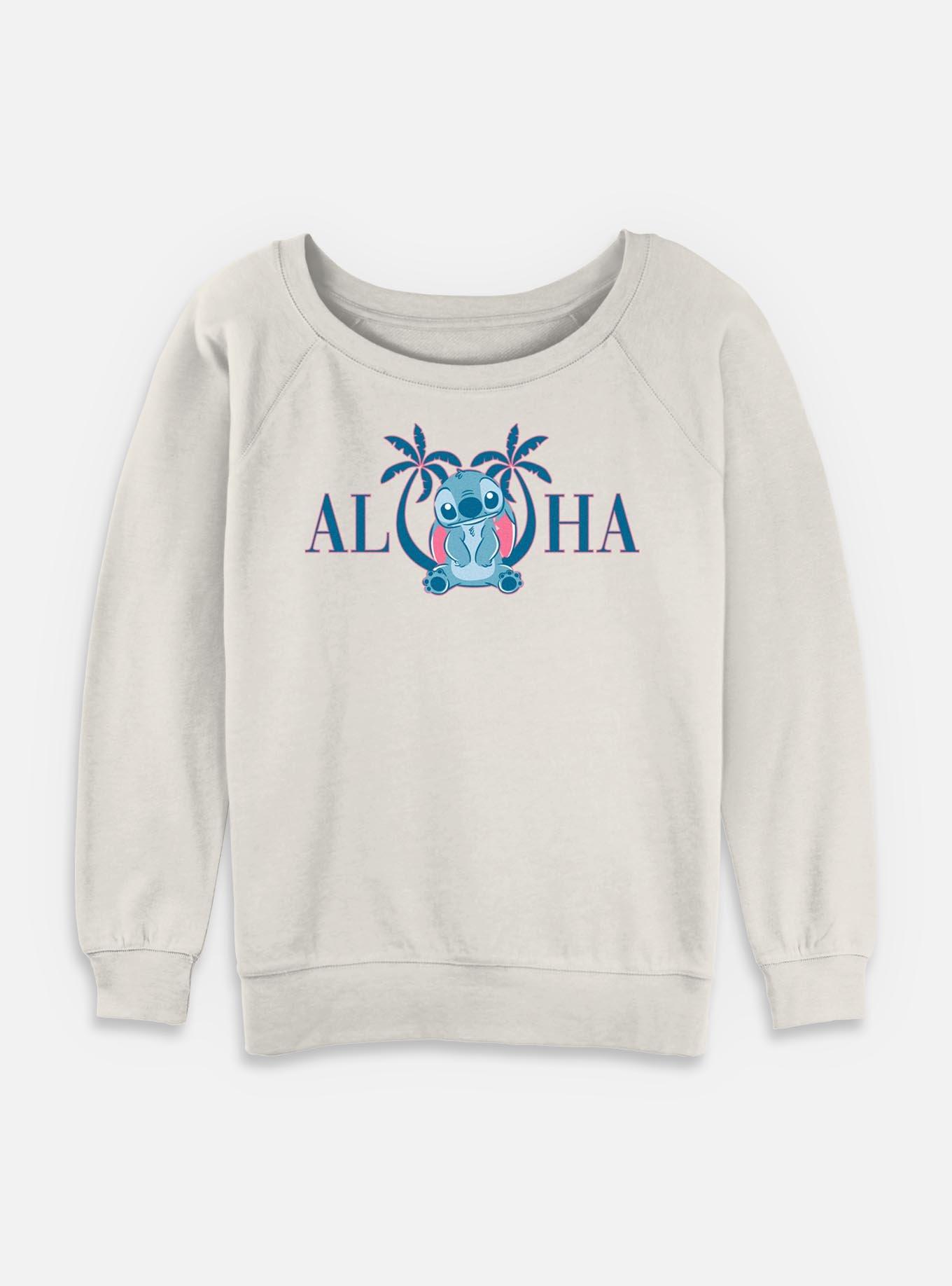 Disney Lilo & Stitch Aloha Kauai Womens Slouchy Sweatshirt, , hi-res