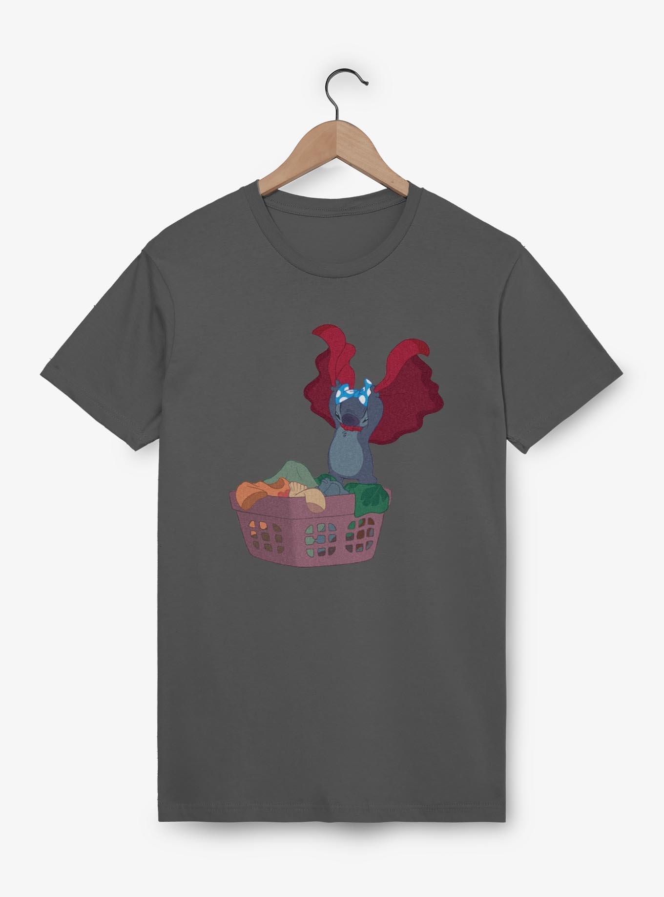 Disney Lilo & Stitch Laundry Menace T-Shirt, CHARCOAL, hi-res