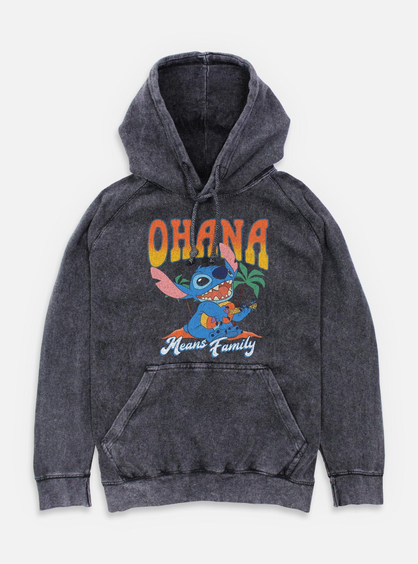 Disney Lilo & Stitch Ohana Mineral Wash Hoodie, , hi-res