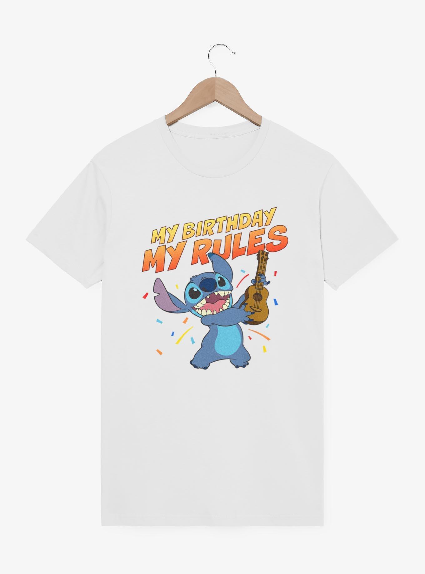 Disney Lilo & Stitch My Birthday Rules T-Shirt,New Products : American Fashion Style Bags On Sale