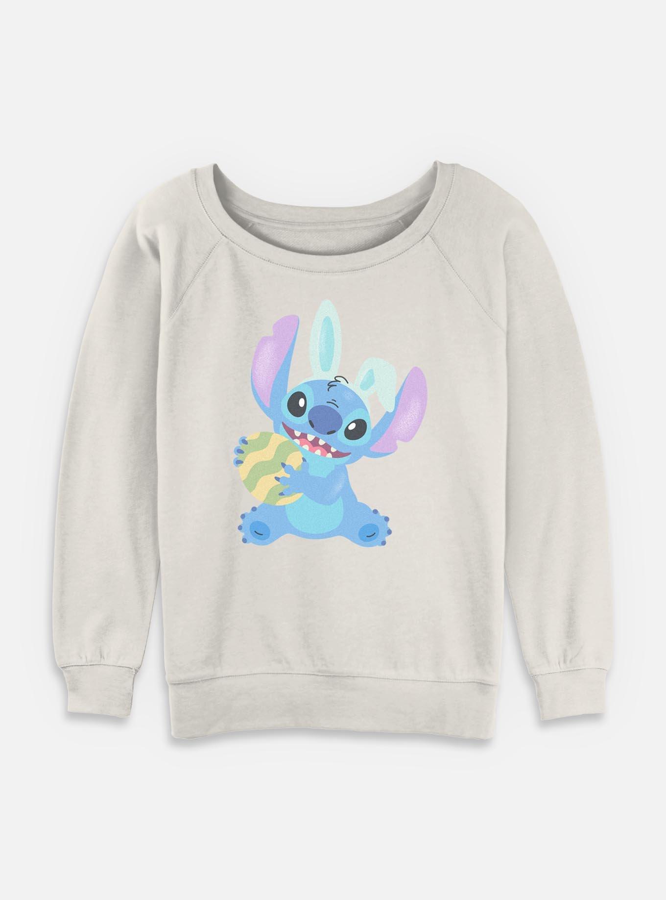 Disney Lilo & Stitch Easter Egg Stitch Womens Slouchy Sweatshirt, , hi-res