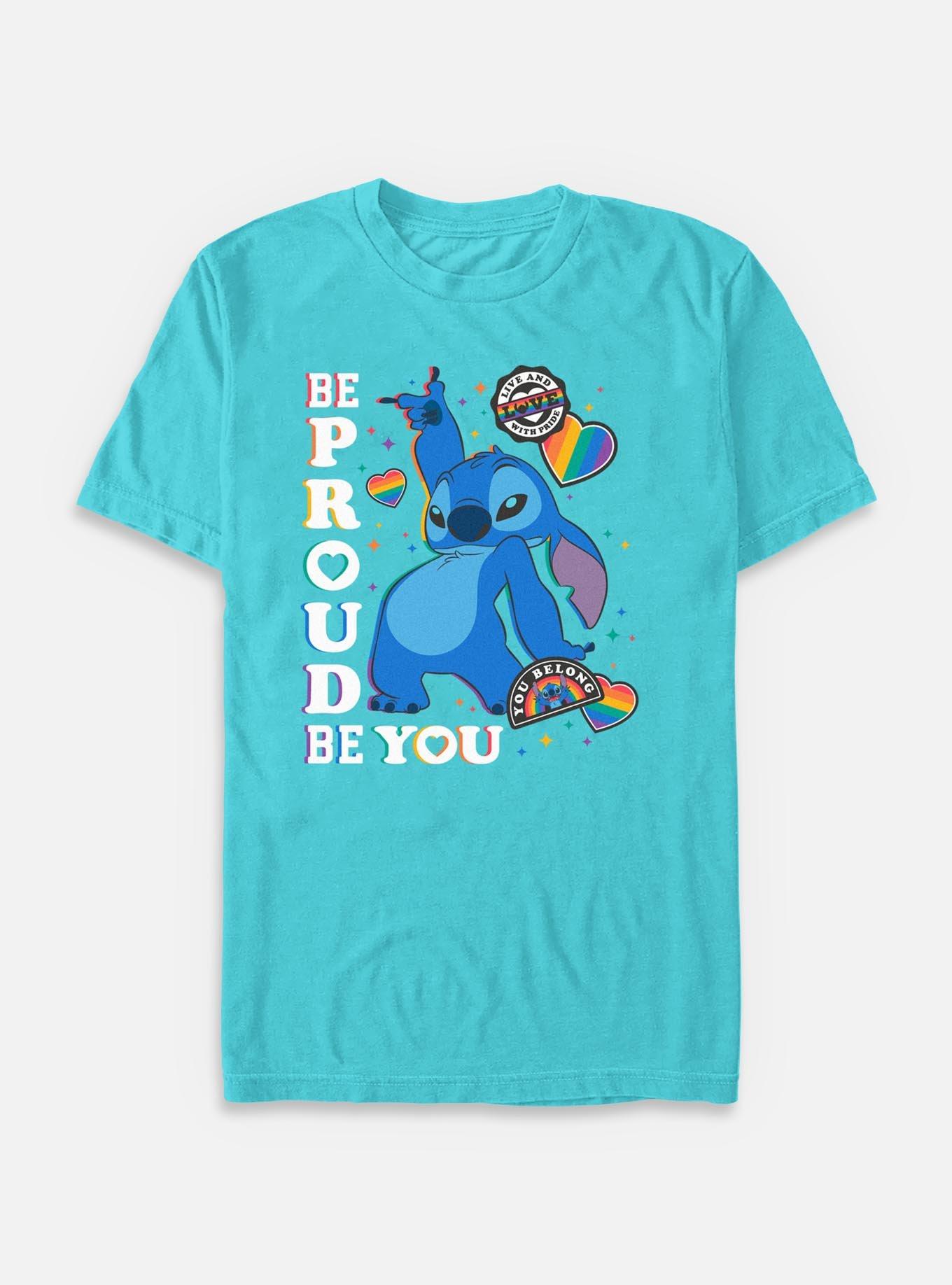 Disney Lilo & Stitch Be Proud Be You T-Shirt,New Products : American Fashion Style Bags On Sale