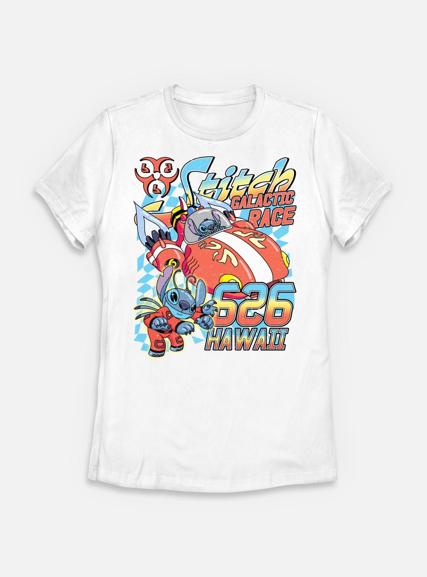 Disney Lilo & Stitch Galactic Race Womens T-Shirt,New Products : American Fashion Style Bags On Sale