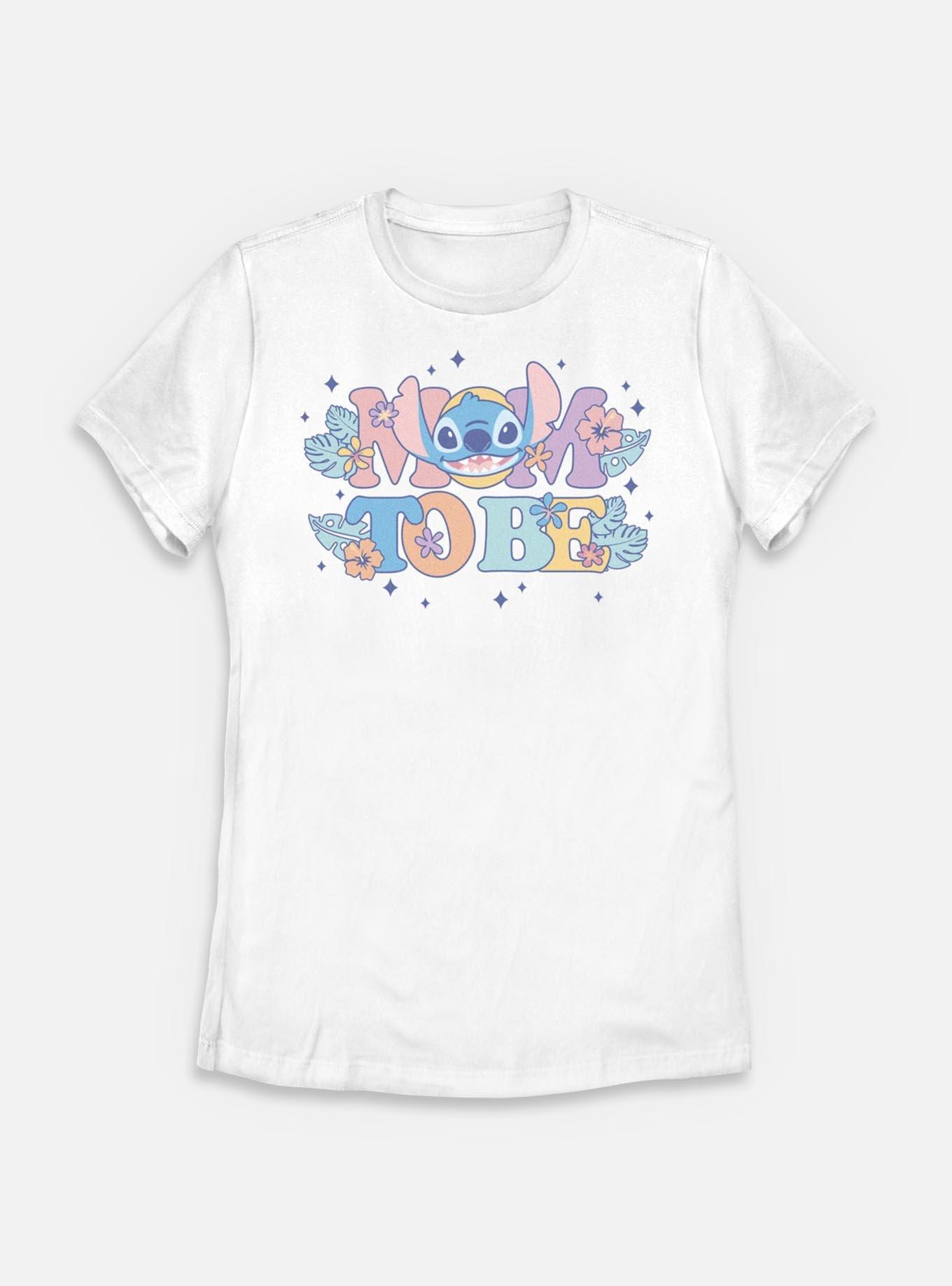 Disney Lilo & Stitch Mom To Be Womens T-Shirt, WHITE, hi-res