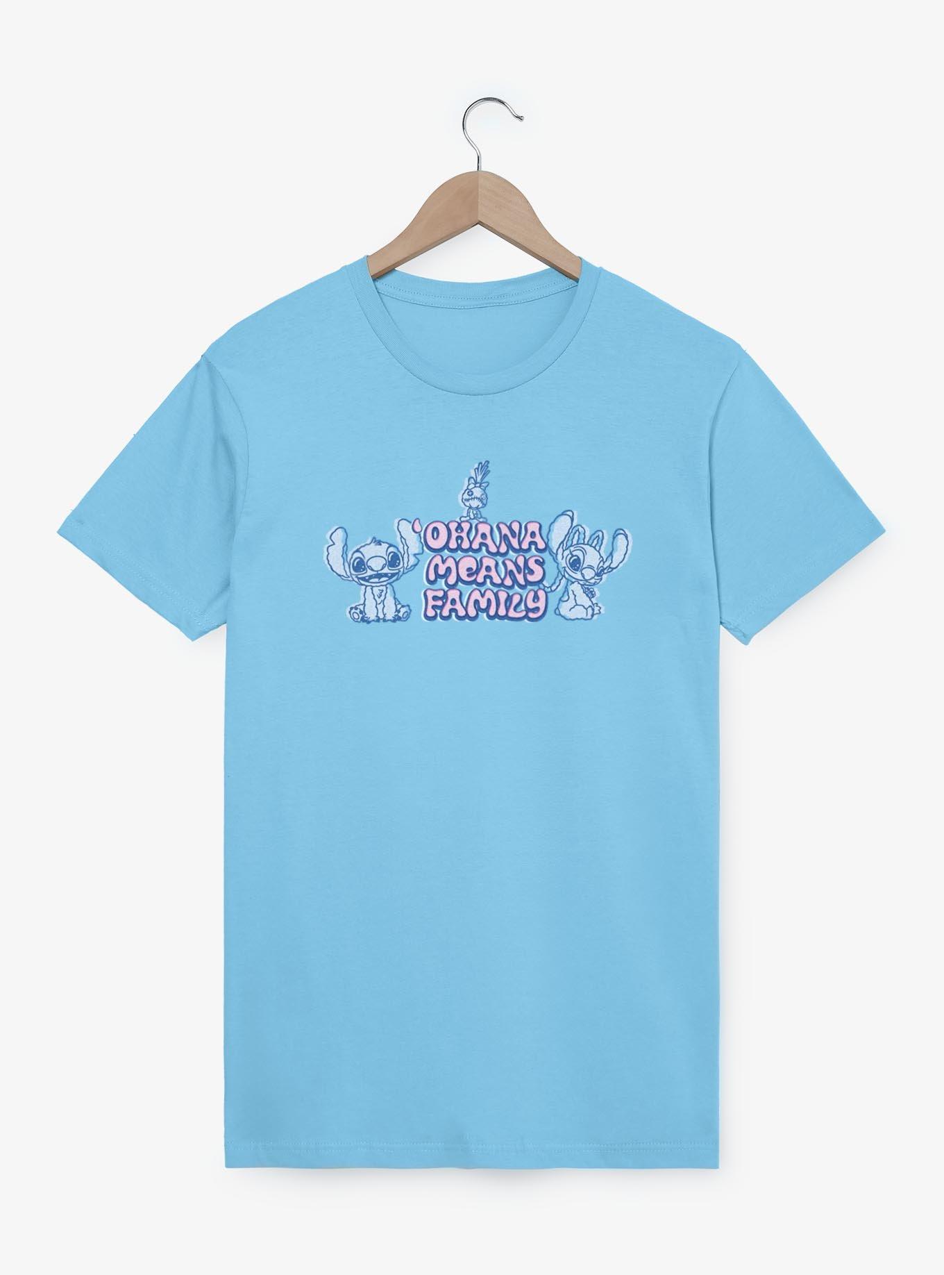 Disney Lilo & Stitch Ohana Means Family T-Shirt,New Products : American Fashion Style Bags On Sale