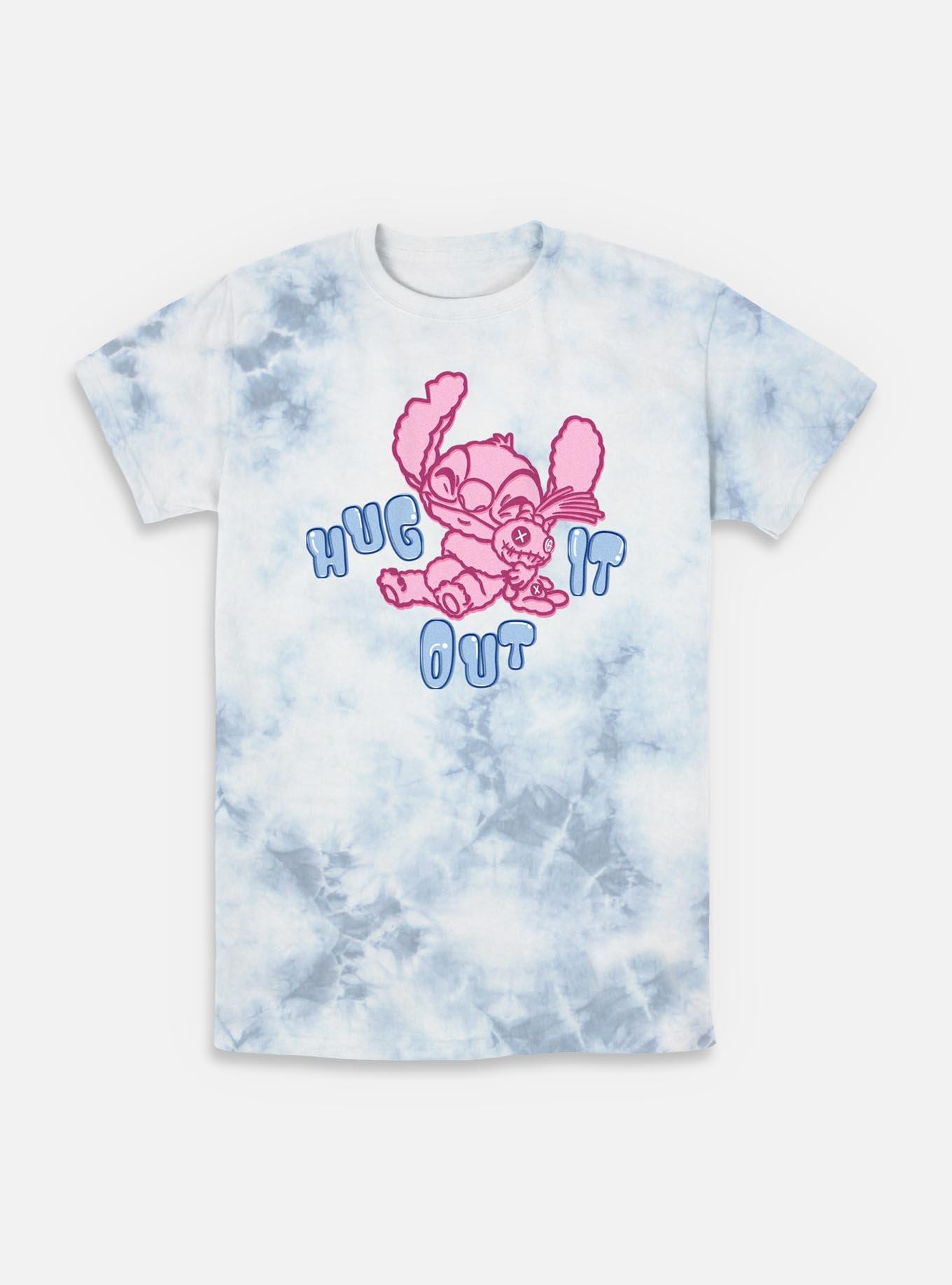 Disney Lilo & Stitch Hug It Out Tie-Dye T-Shirt,Specials : American Fashion Style Bags On Sale
