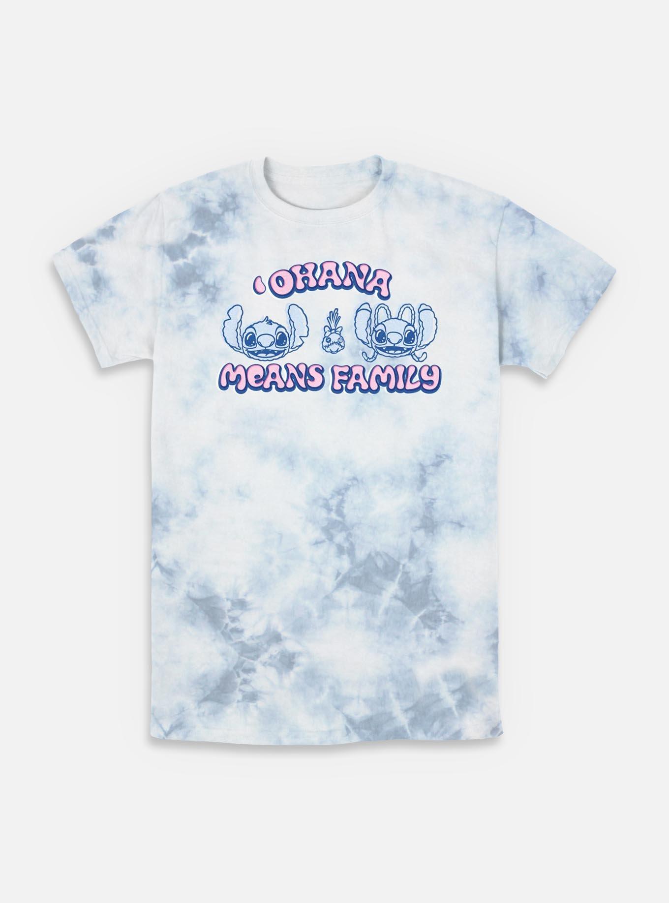 Disney Lilo & Stitch Ohana Means Family Tie-Dye T-Shirt