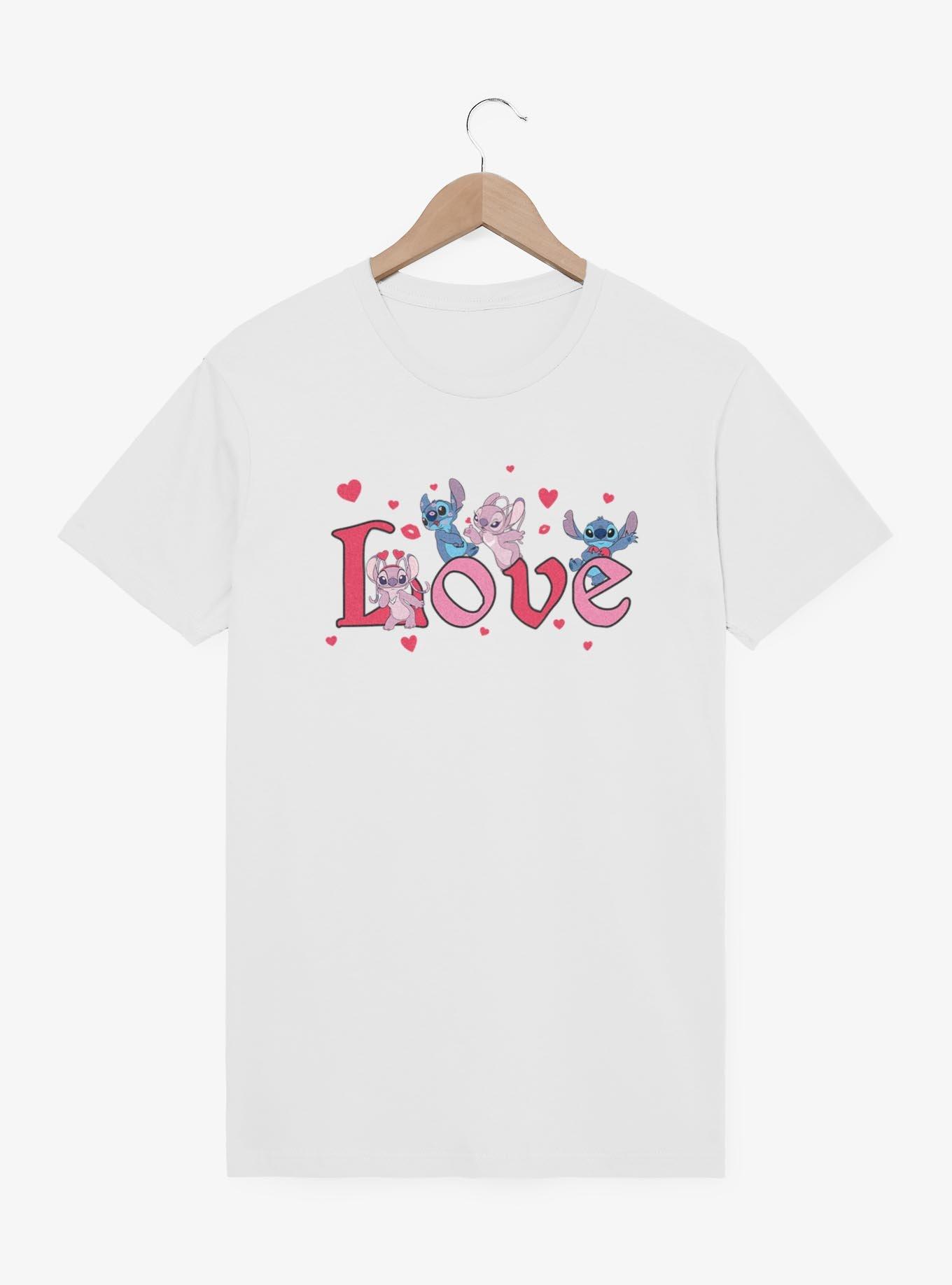 Disney Lilo & Stitch Angel Stitch In Love T-Shirt, , hi-res