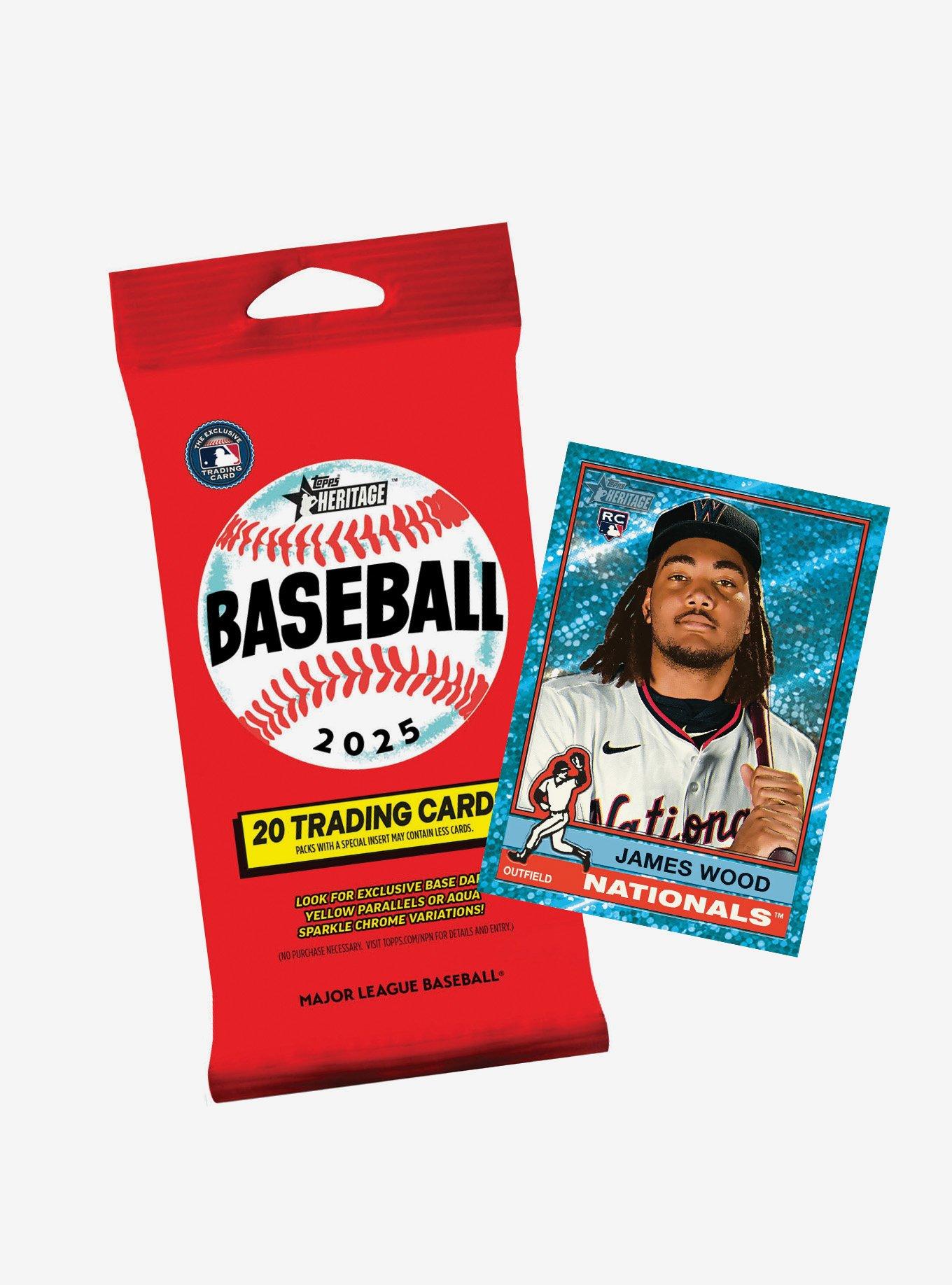 Topps 2025 MLB Heritage Baseball Trading Card Fat Pack, , hi-res